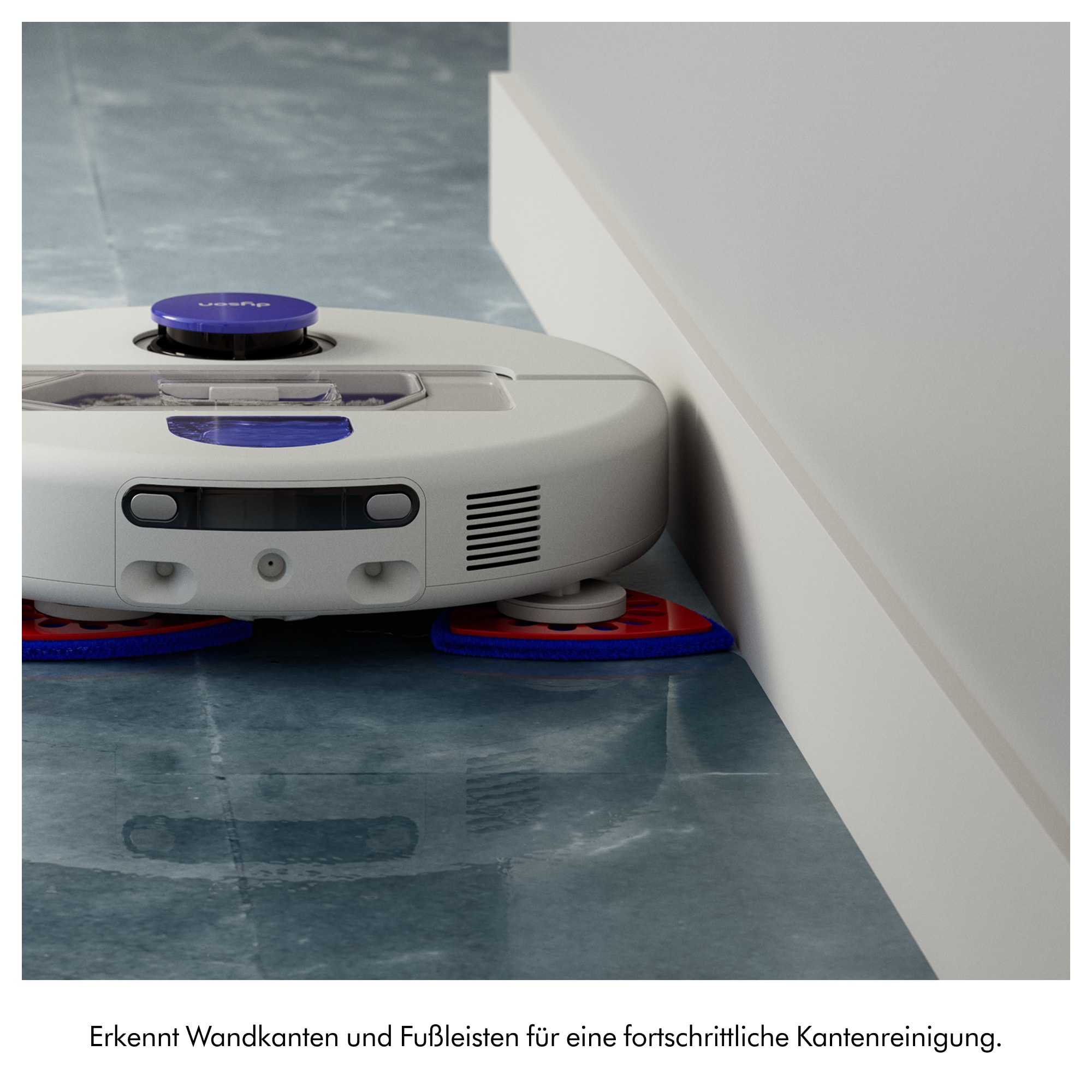 DYSON Nass-Trocken-Saugroboter »Dyson R2 Nurovi™ Wash+Dry Saugroboter« 21.000 Pa Saugkraft; Twin-capture™-System; Reuleaux-Dreieck-Wischpads