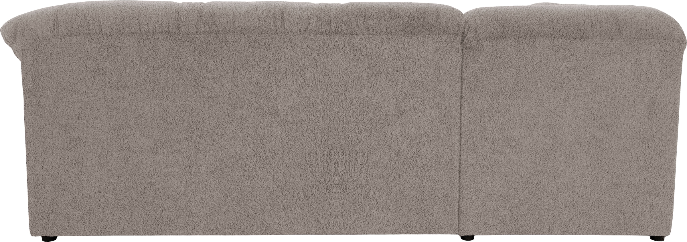 OTTO home Ecksofa »Langelland 232 x 146 cm, auch mit Schlaffunktion, mittelfester Sitz« L-Form, mit Federkern, pflegeleichter, weicher Luxus-Microfaser