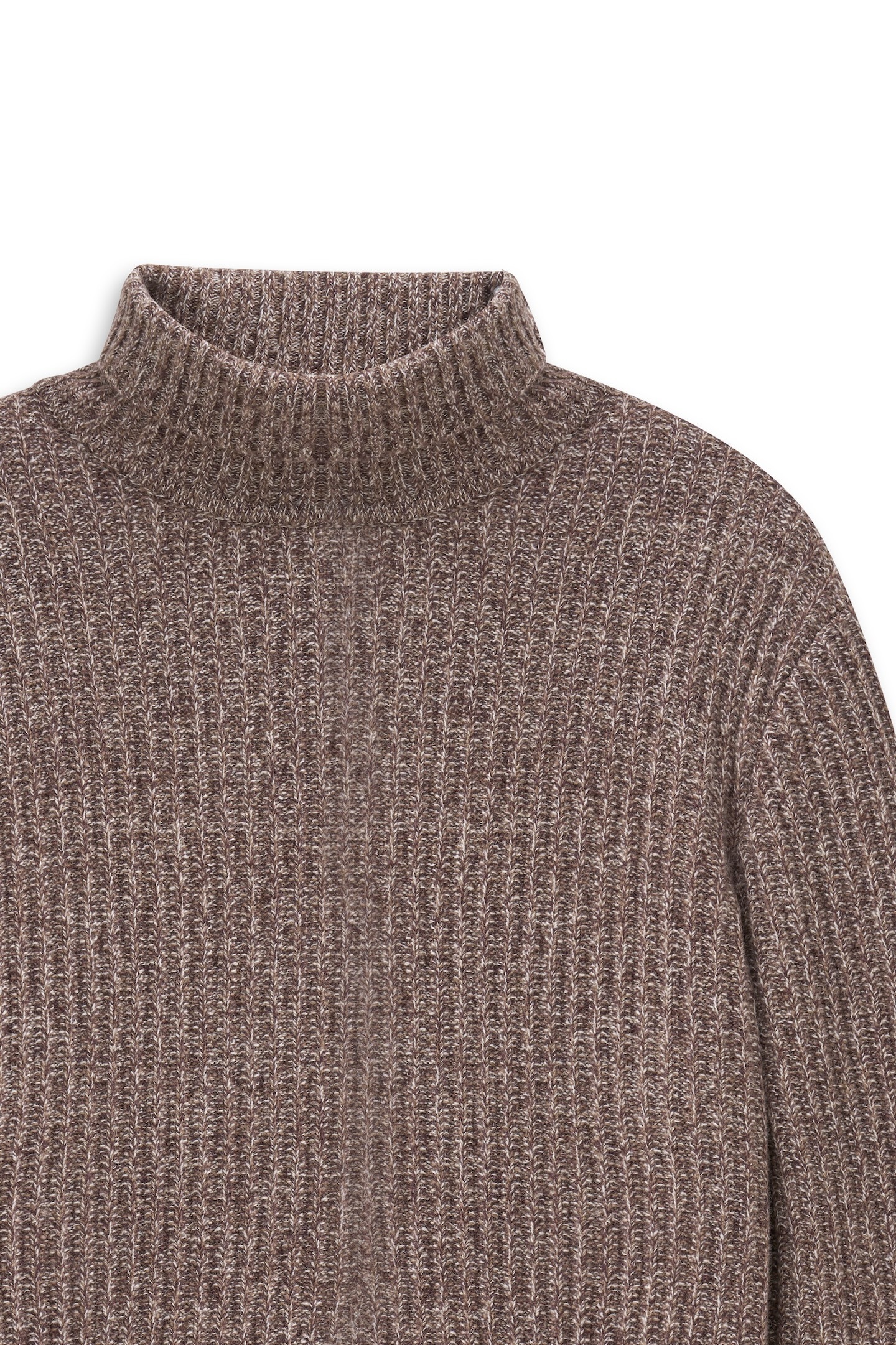 bugatti Rollkragenpullover »Regular Fit« Grobstrick aus einem Wollmix