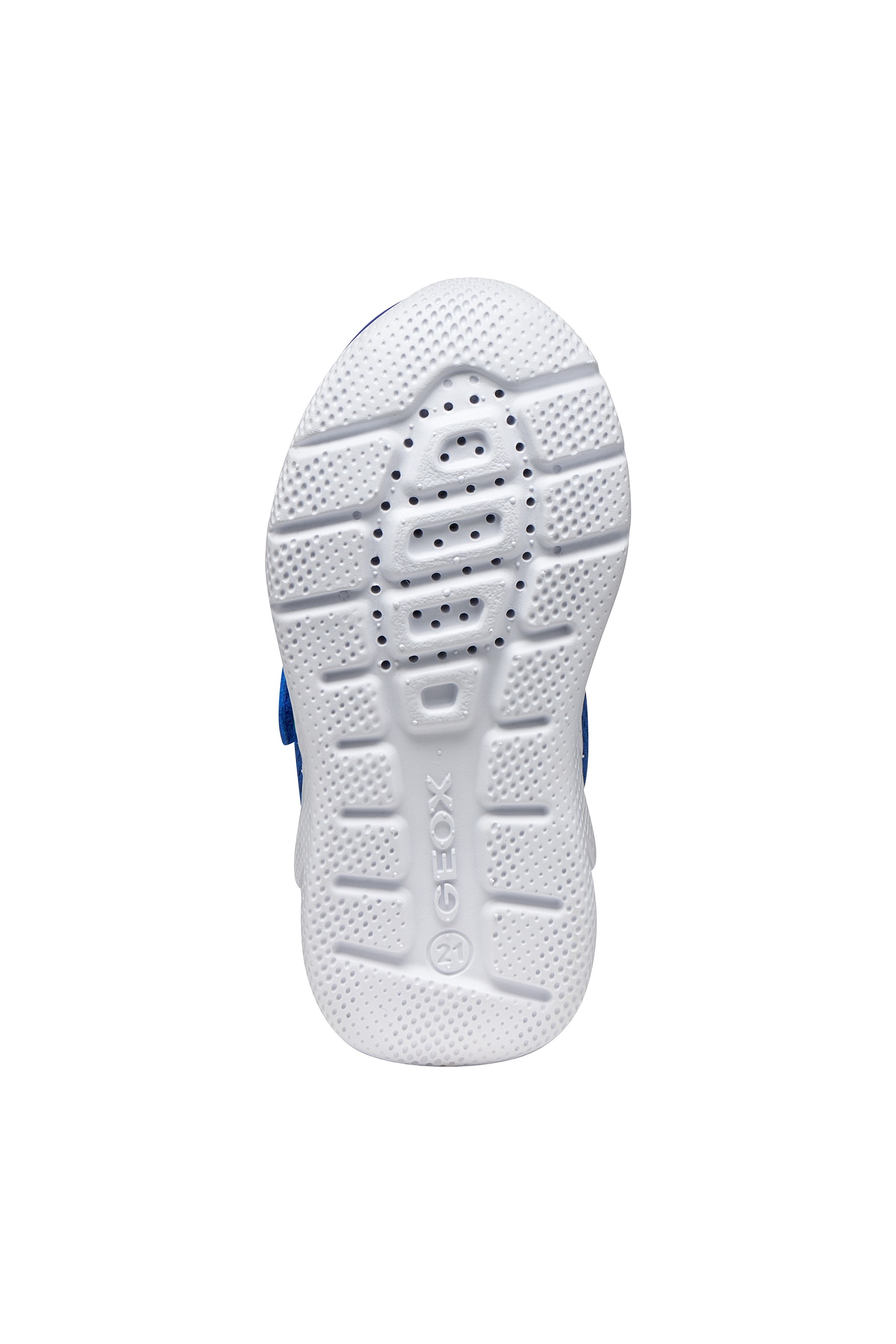 Geox Lauflernschuh »B SPRINTYE BOY«  Babyschuh mit farbenfrohen Besätzen, Größenschablone zum Download