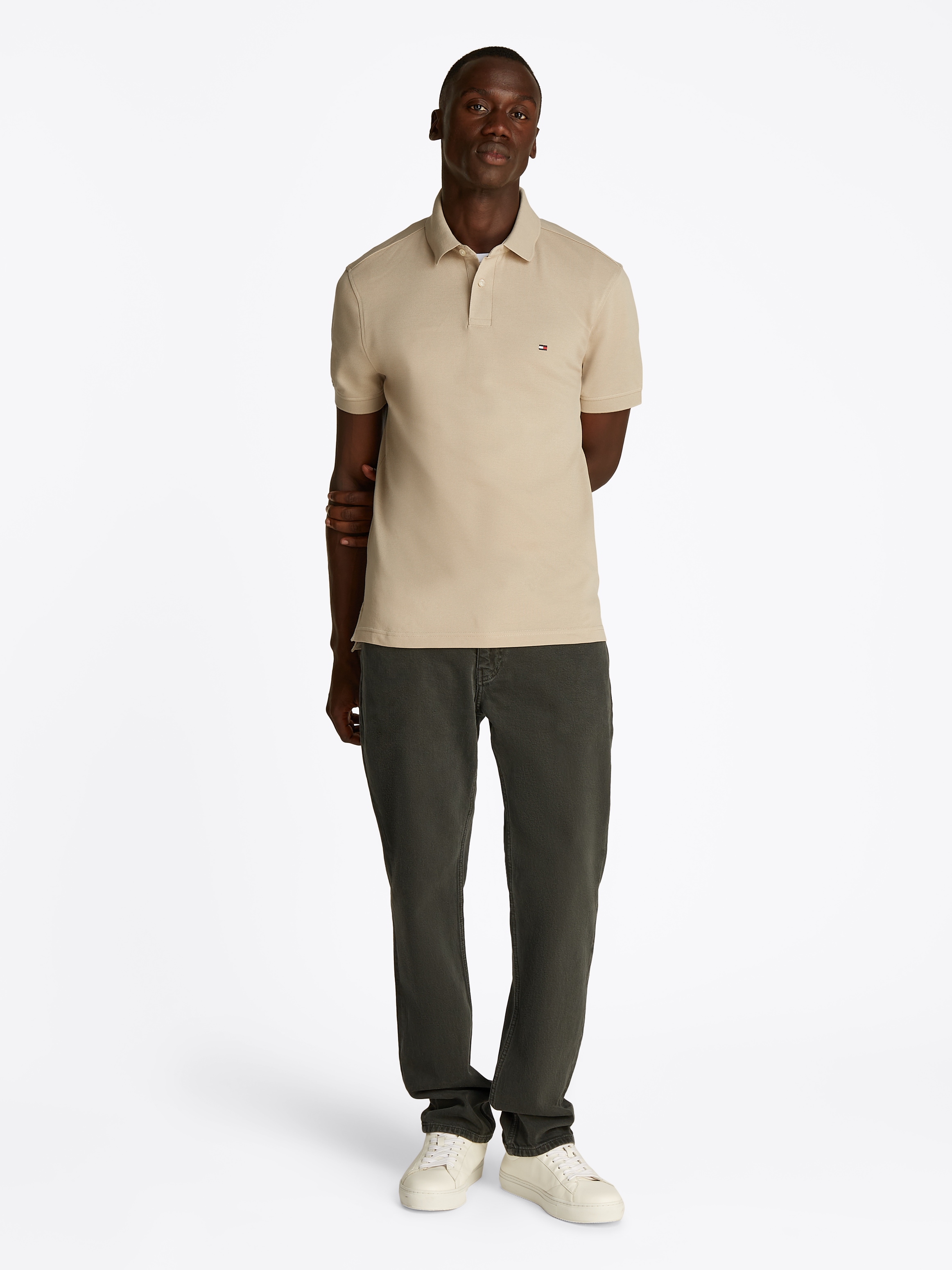 Tommy Hilfiger Poloshirt »1985 REGULAR POLO«, mit Tommy Hilfiger Kontraststreifen innen am Kragen