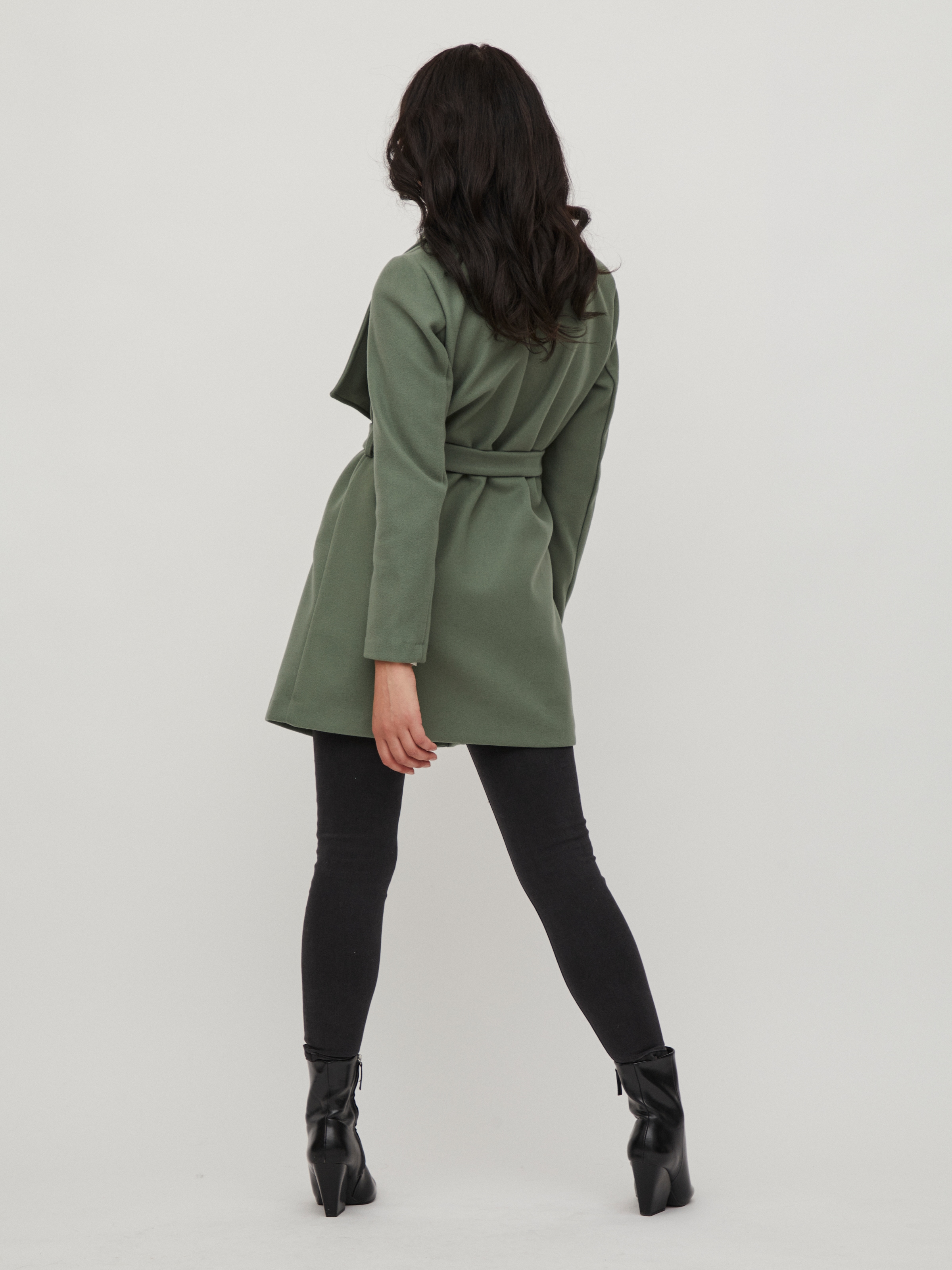 Vila Kurzmantel »VICOOLEY COLLAR BELT COAT - NOOS«