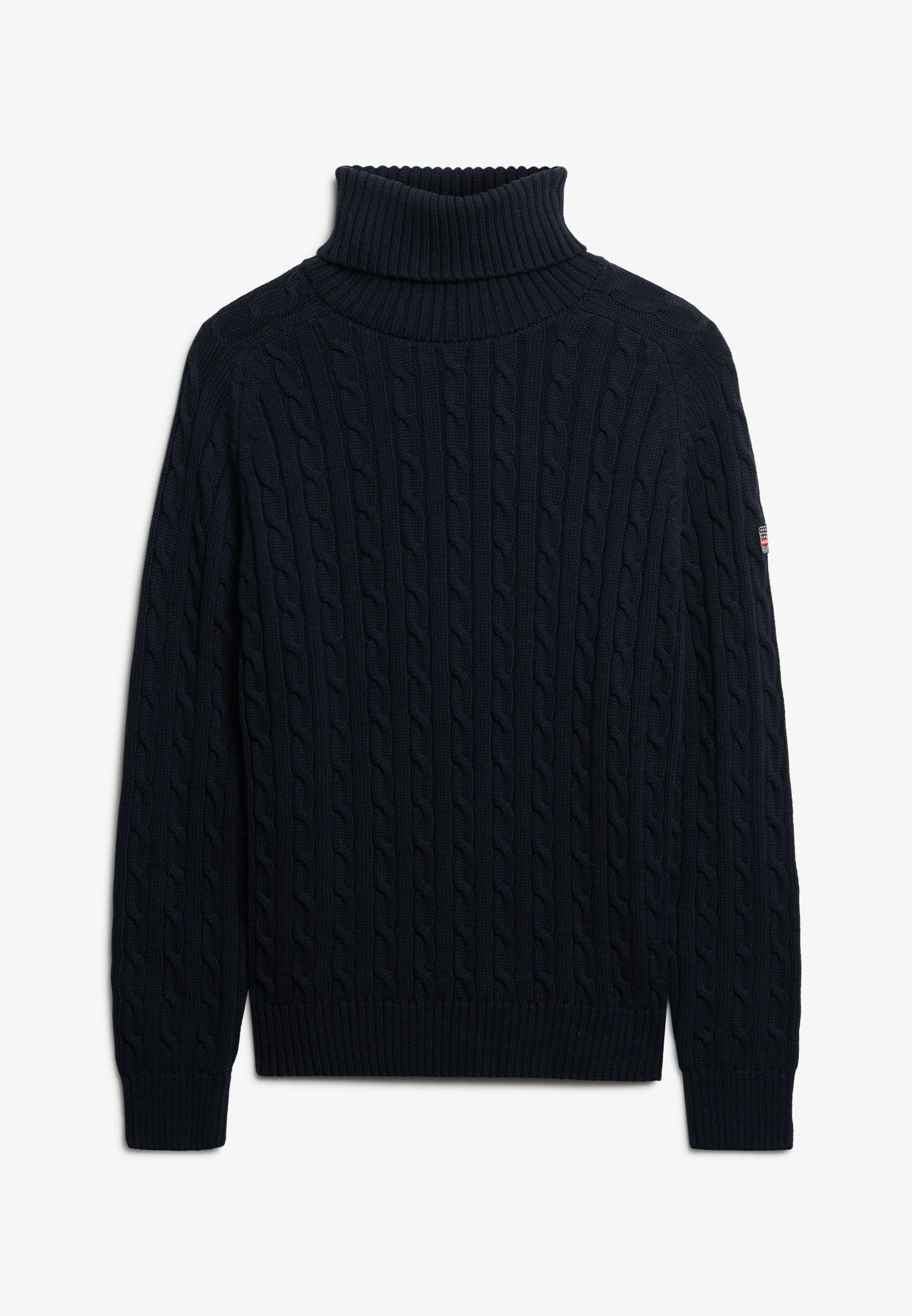 Superdry Rollkragenpullover »SLOUCHY CABLE ROLL NECK« Baumwolle, loose fit