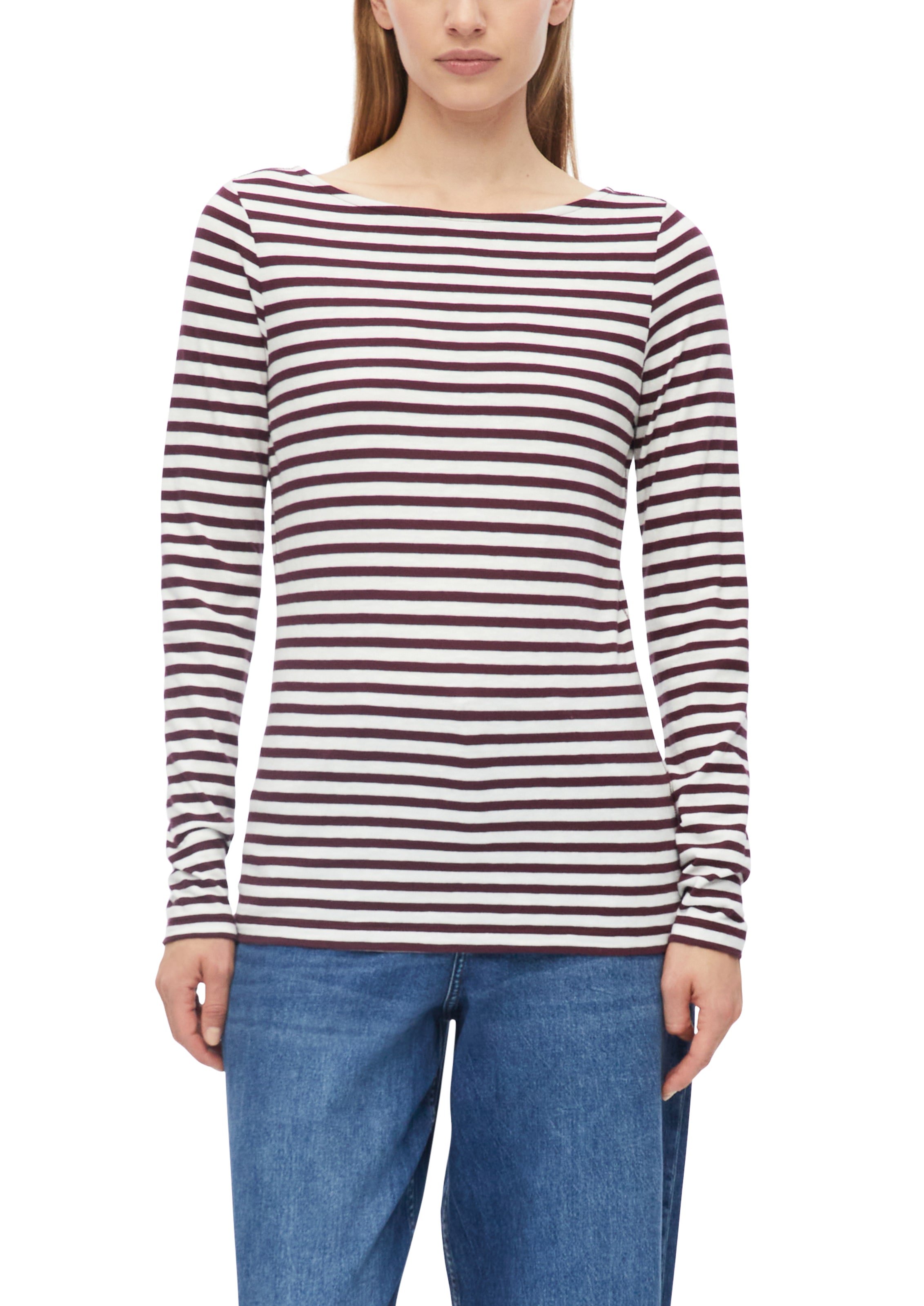 s.Oliver Langarmshirt im Streifen-Muster