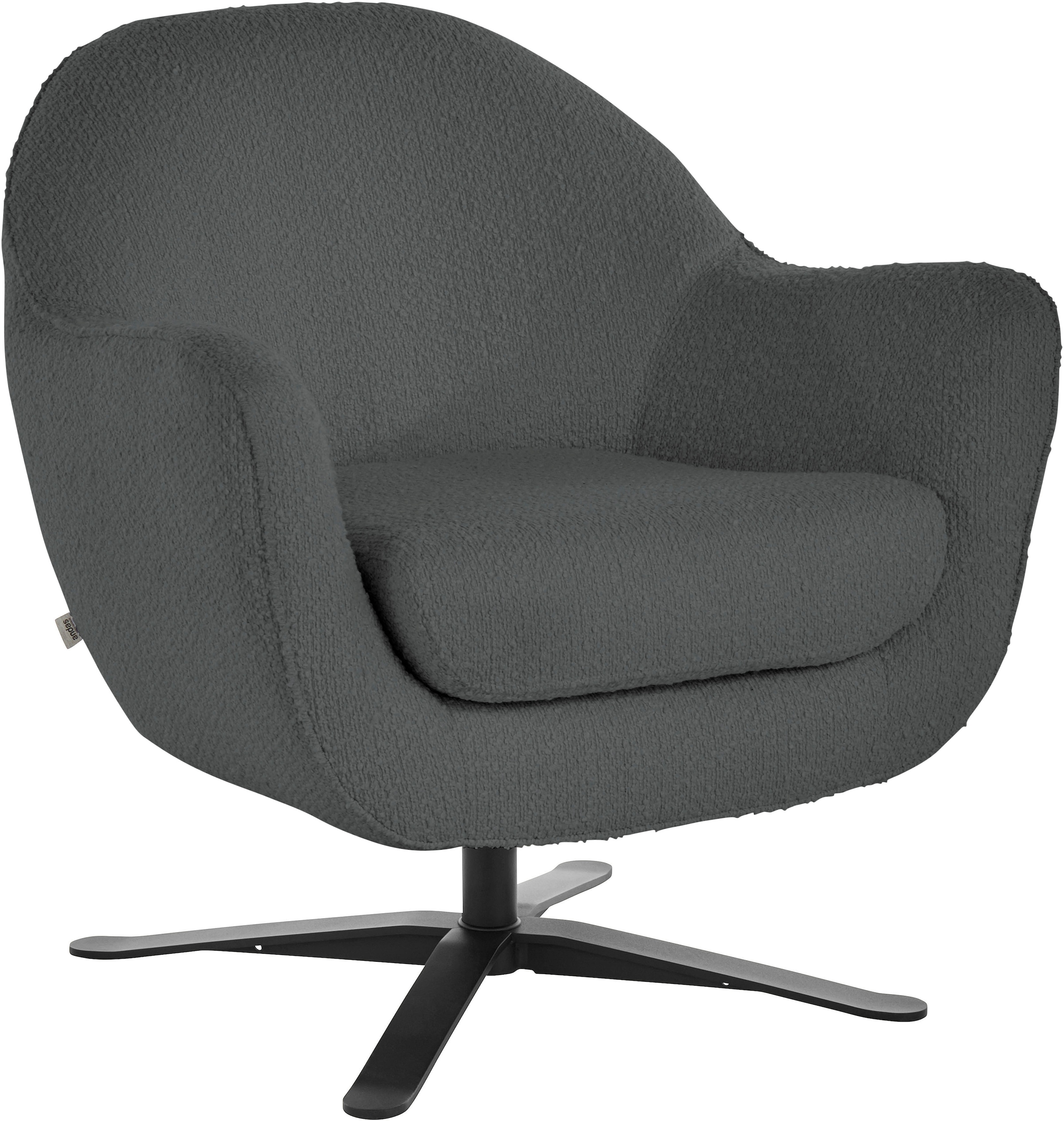 andas Drehsessel »Stavre, Loungesessel«, in moderner Optik, mit elegantem Drehfuß