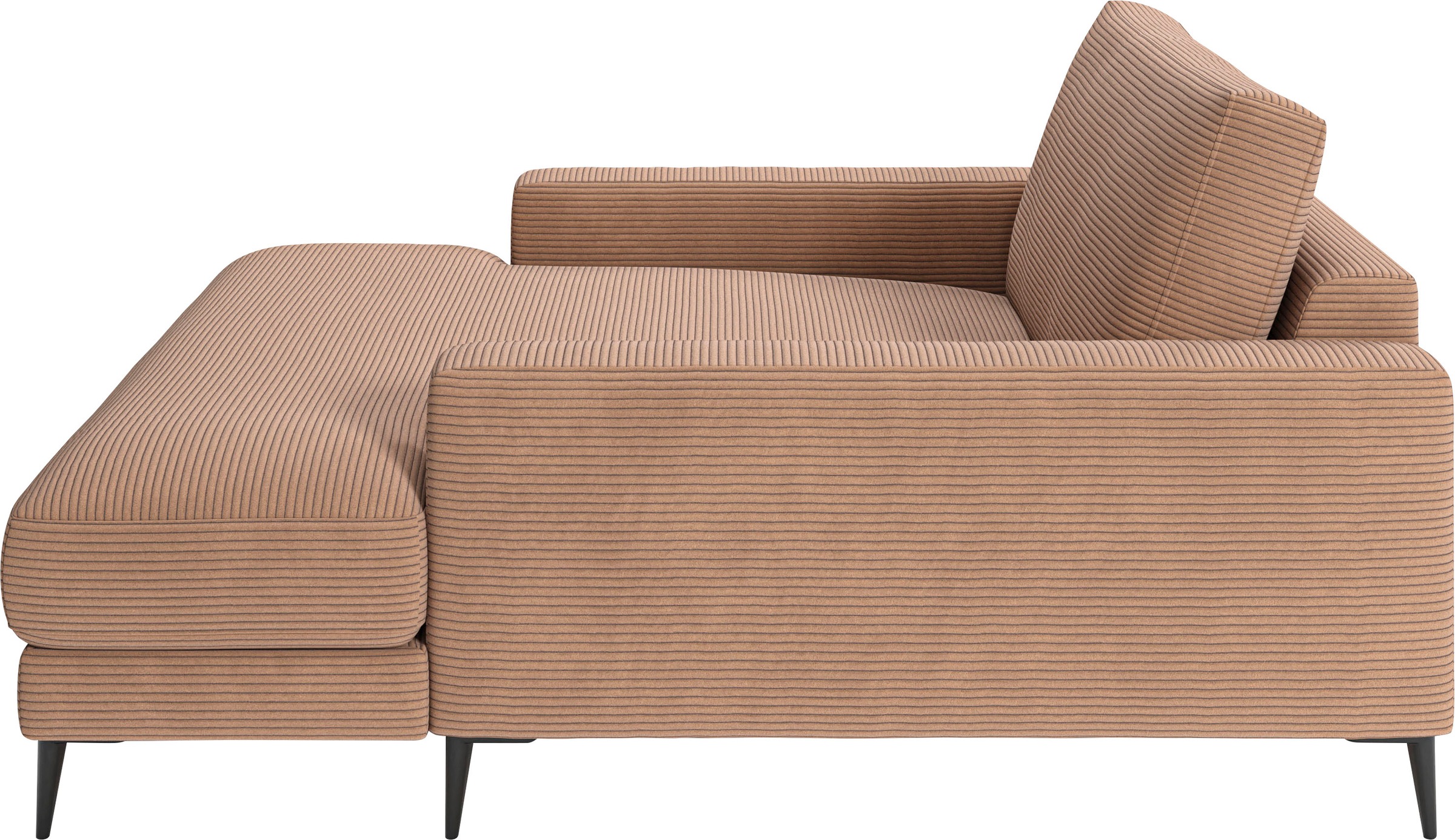 INOSIGN Chaiselongue »Downtown Loungemöbel zum Relaxen, B/T/H: 132/170/84 cm«, auch in Bouclé, Cord und Easy care - leicht mir Wasser zu reinigen