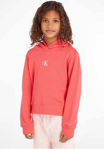 Kapuzensweatshirt »CK LOGO BOXY HOODIE«