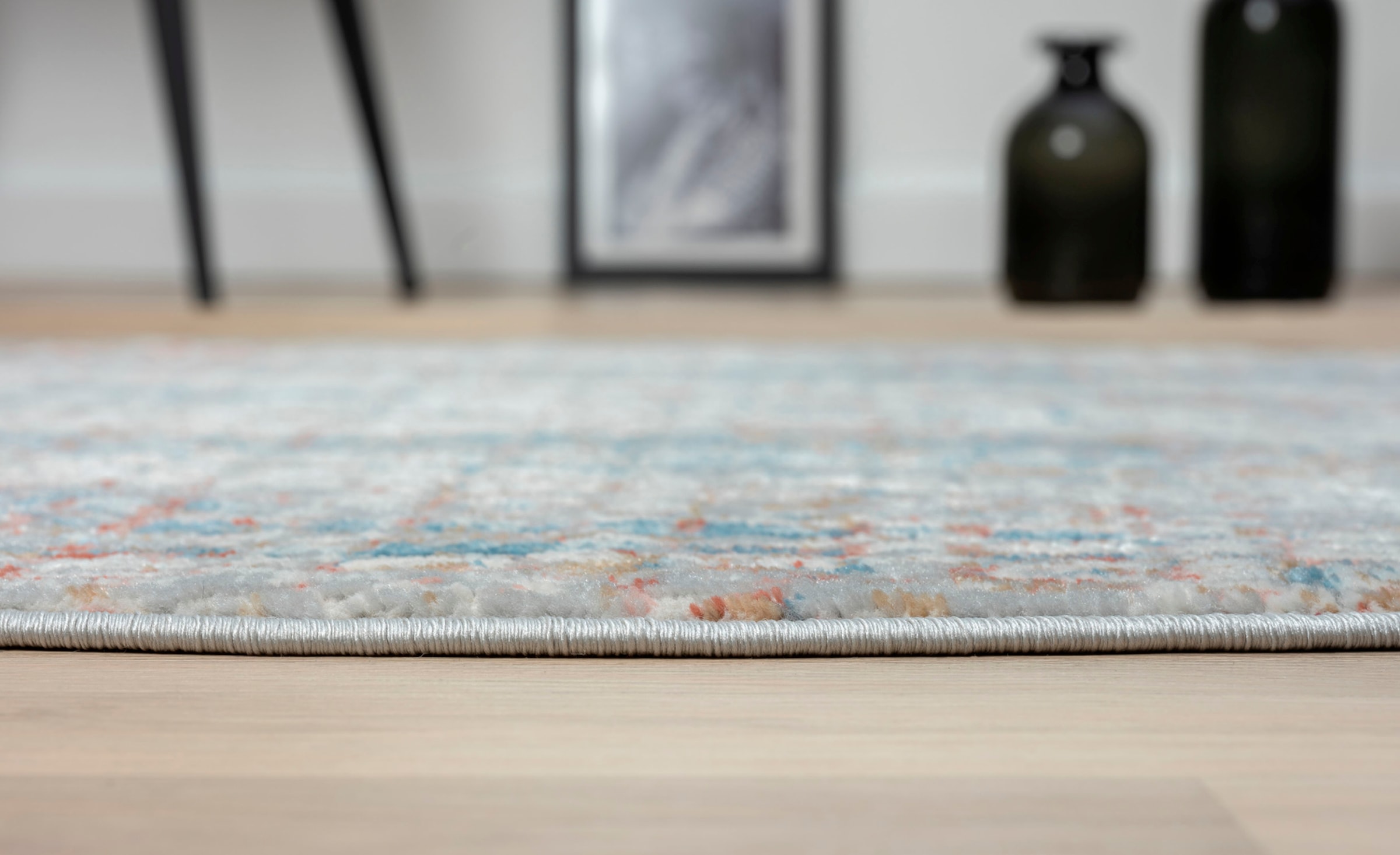 Myflair Möbel & Accessoires Teppich »My Look«, rund, 8 mm Höhe, Kurzflor, Ethno-Design, besonders weich durch Microfaser