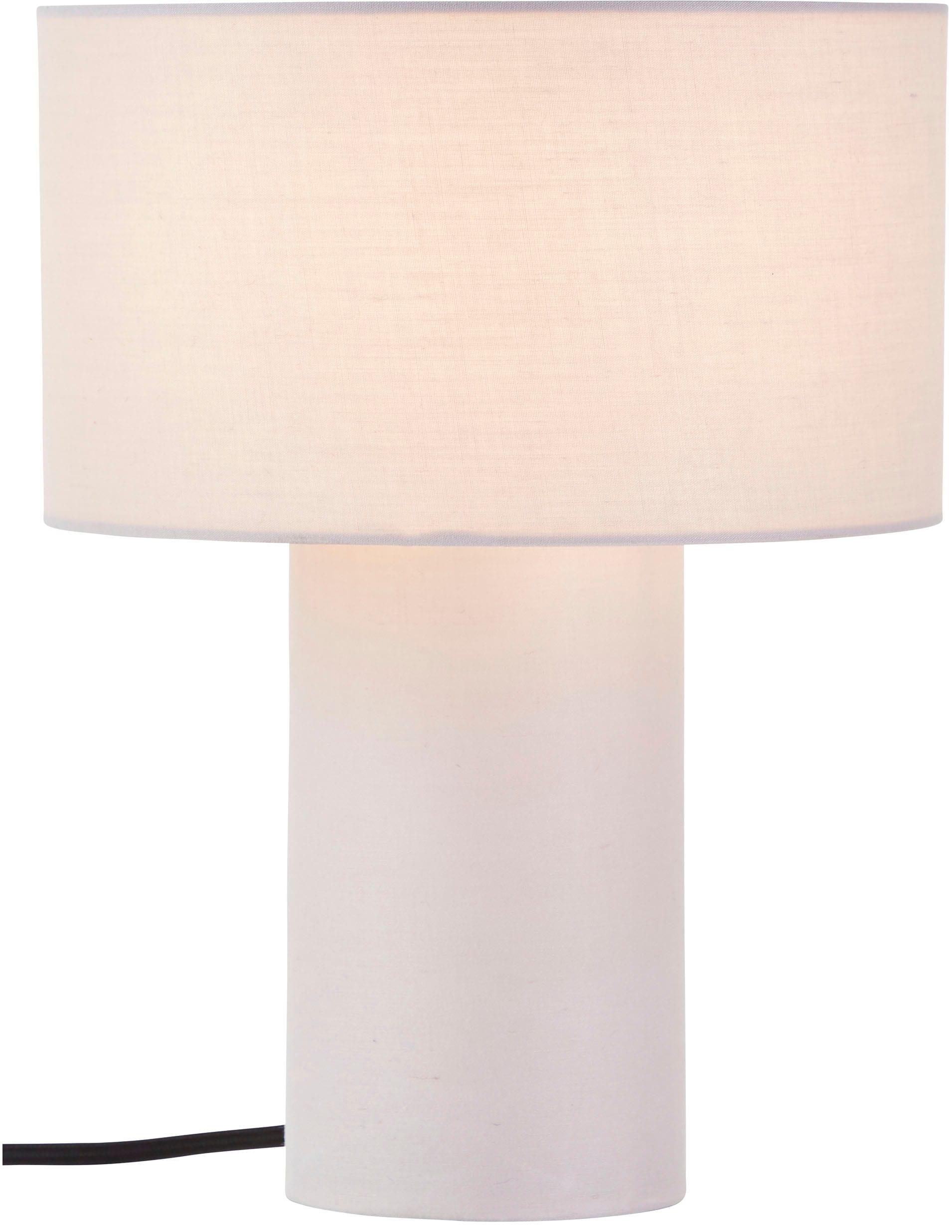my home Tischleuchte »Alrik - Lampe mit Stoffschirm« 1 Stk. Höhe 30 cm, Ø 23 cm, E14, Textil, Kinderzimmer; Kinderlampe