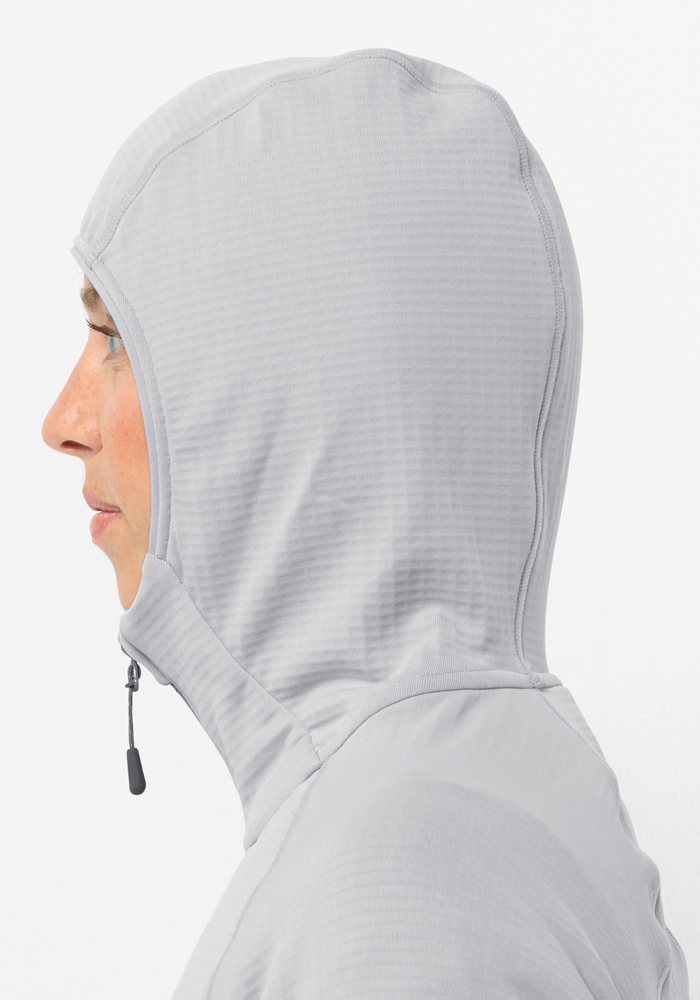 Jack Wolfskin Fleecejacke »KOLBENBERG HOODED FZ W« mit Kapuze