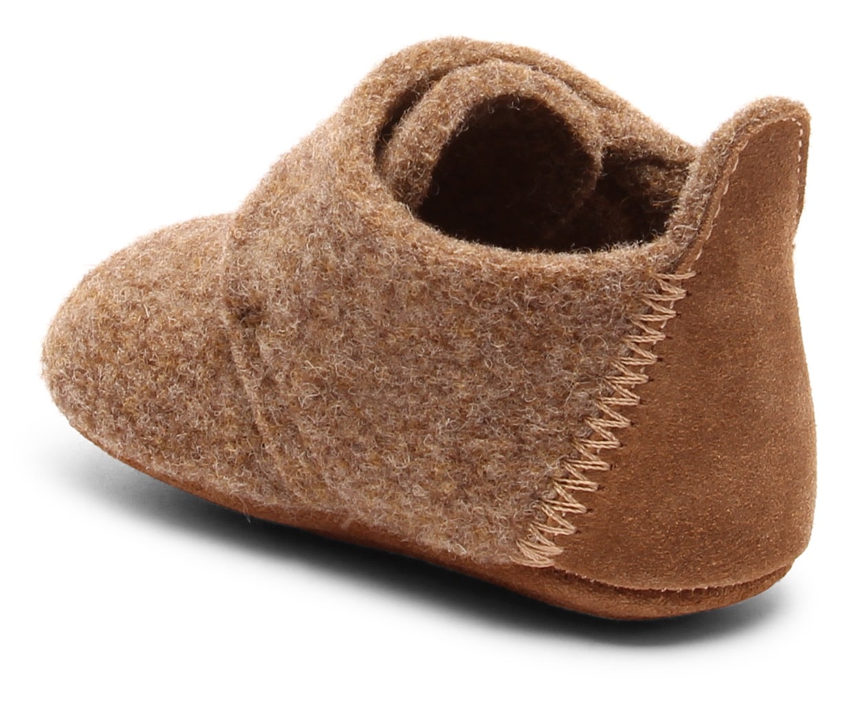 Bisgaard Hausschuh »Bisgaard Baby Wool«, Wagenschuh, Babyschuh, Schlupfschuh mit Klettverschluss