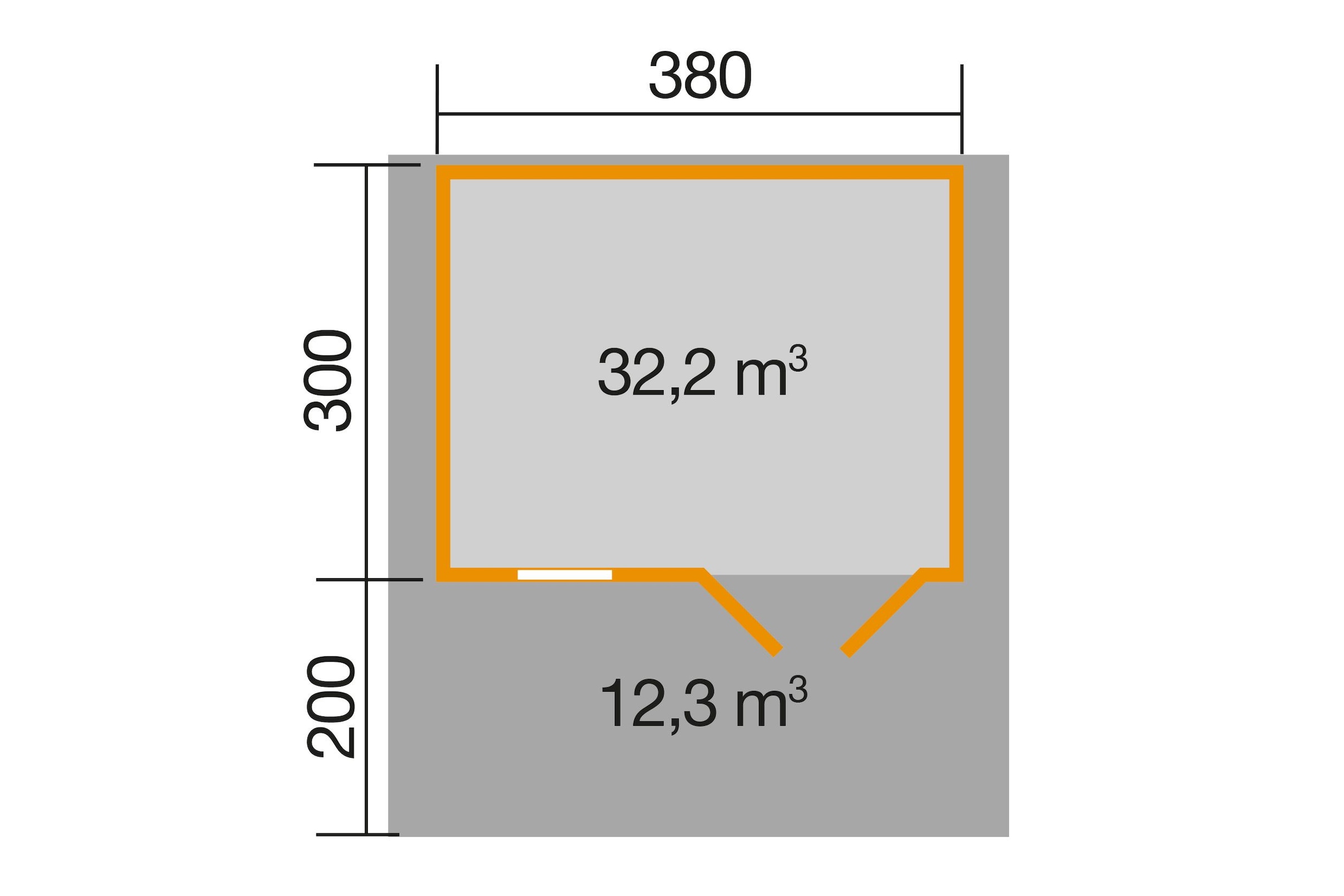 weka Gartenhaus »111 A Gr.2, 28 mm«
