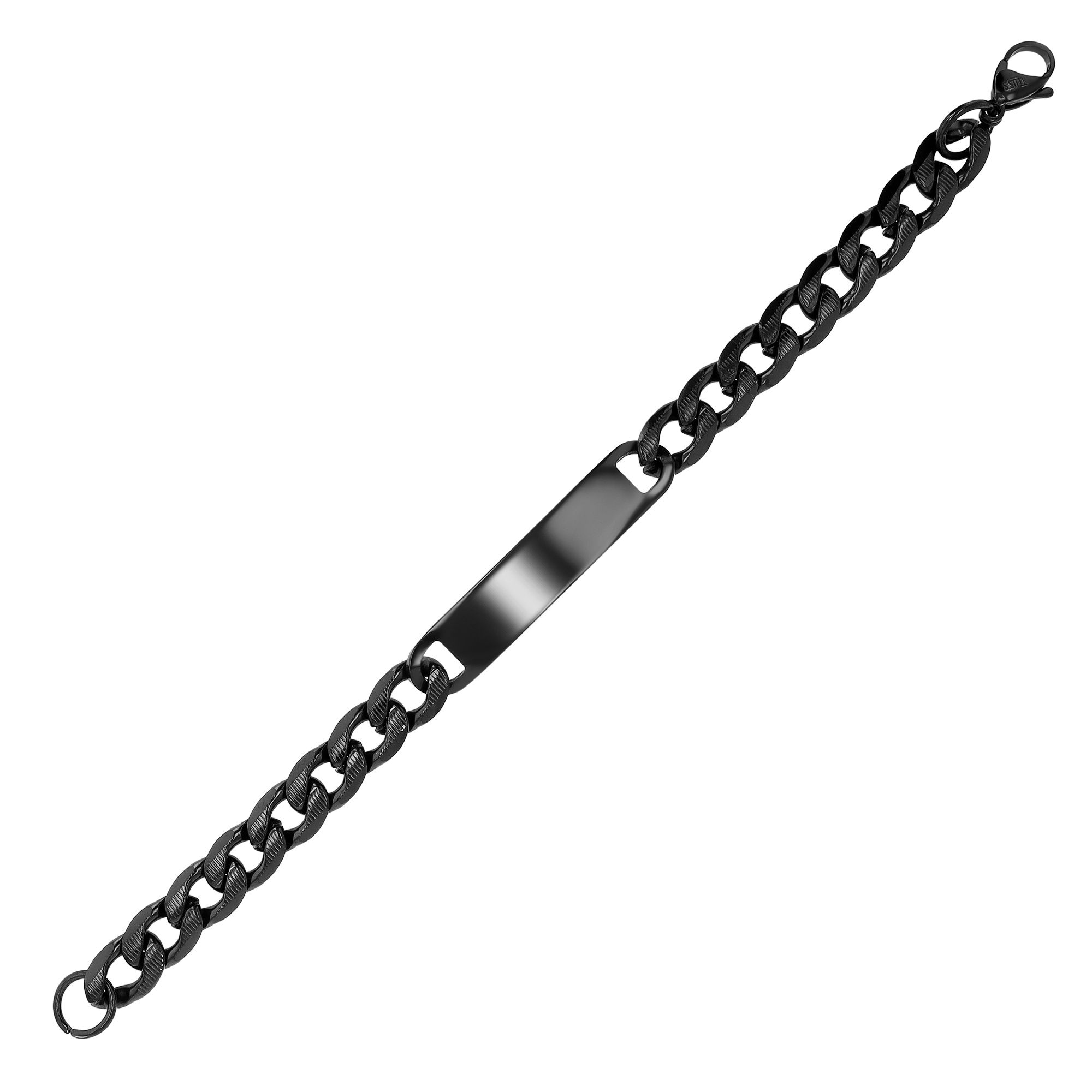 Adelia´s Panzerarmband »Herren Armband ¿ Panzerarmband aus Edelstahl 21 cm«
