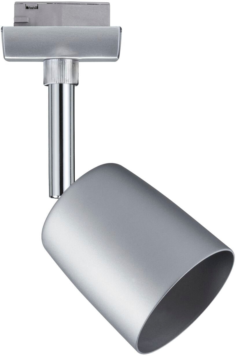 Paulmann Schienensystem-Leuchten »URail Schienenspot Cover GU10 max. 10W 230V Schwarz matt, Chrom« GU10 1 Stk. Einzelspot, dimmbar