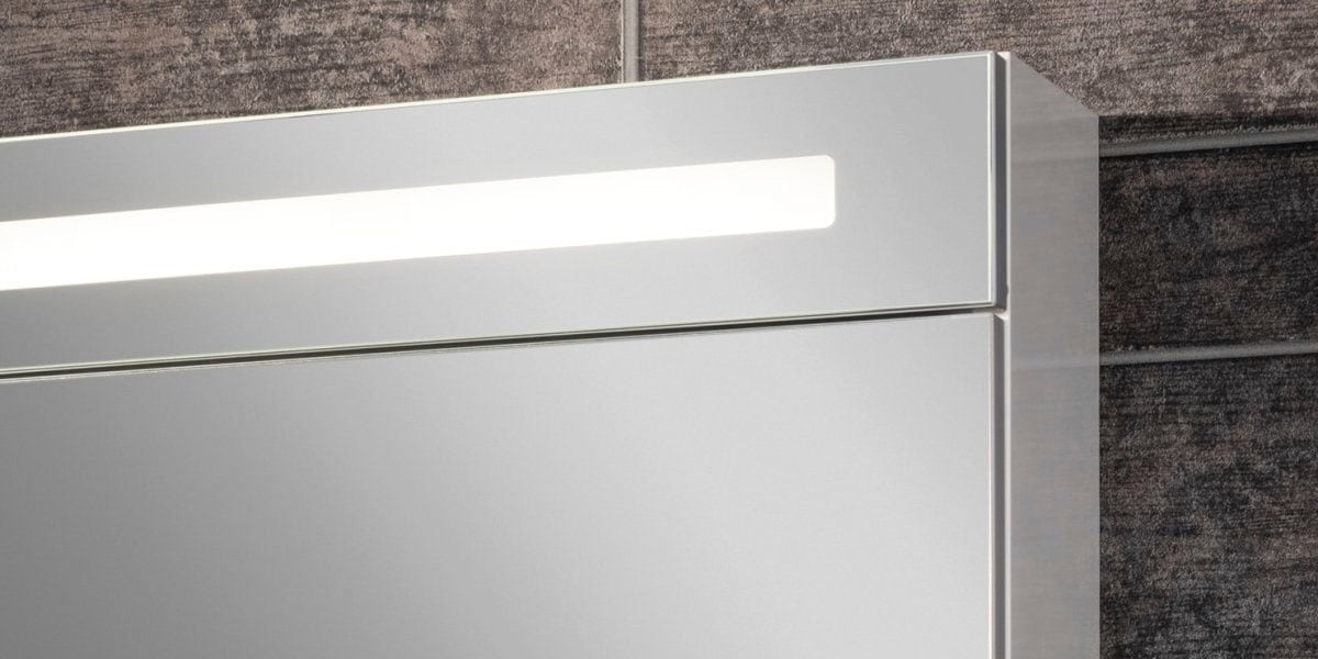 Tür Jahren FACKELMANN kaufen - 60 online mit 1 3 Breite 60 Garantie LED-Spiegelschrank, Spiegelschrank cm, | XXL weiß«, Badmöbel »CL