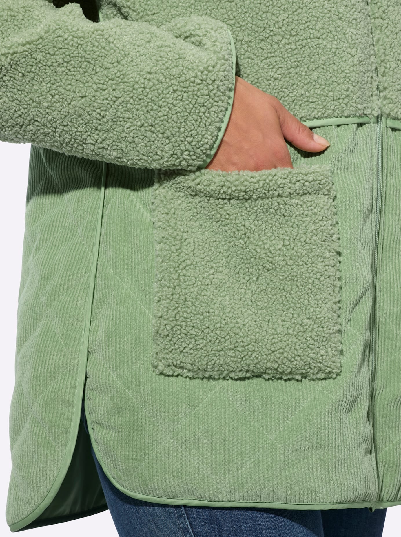 Inspirationen Doppeljacke mit Kapuze
