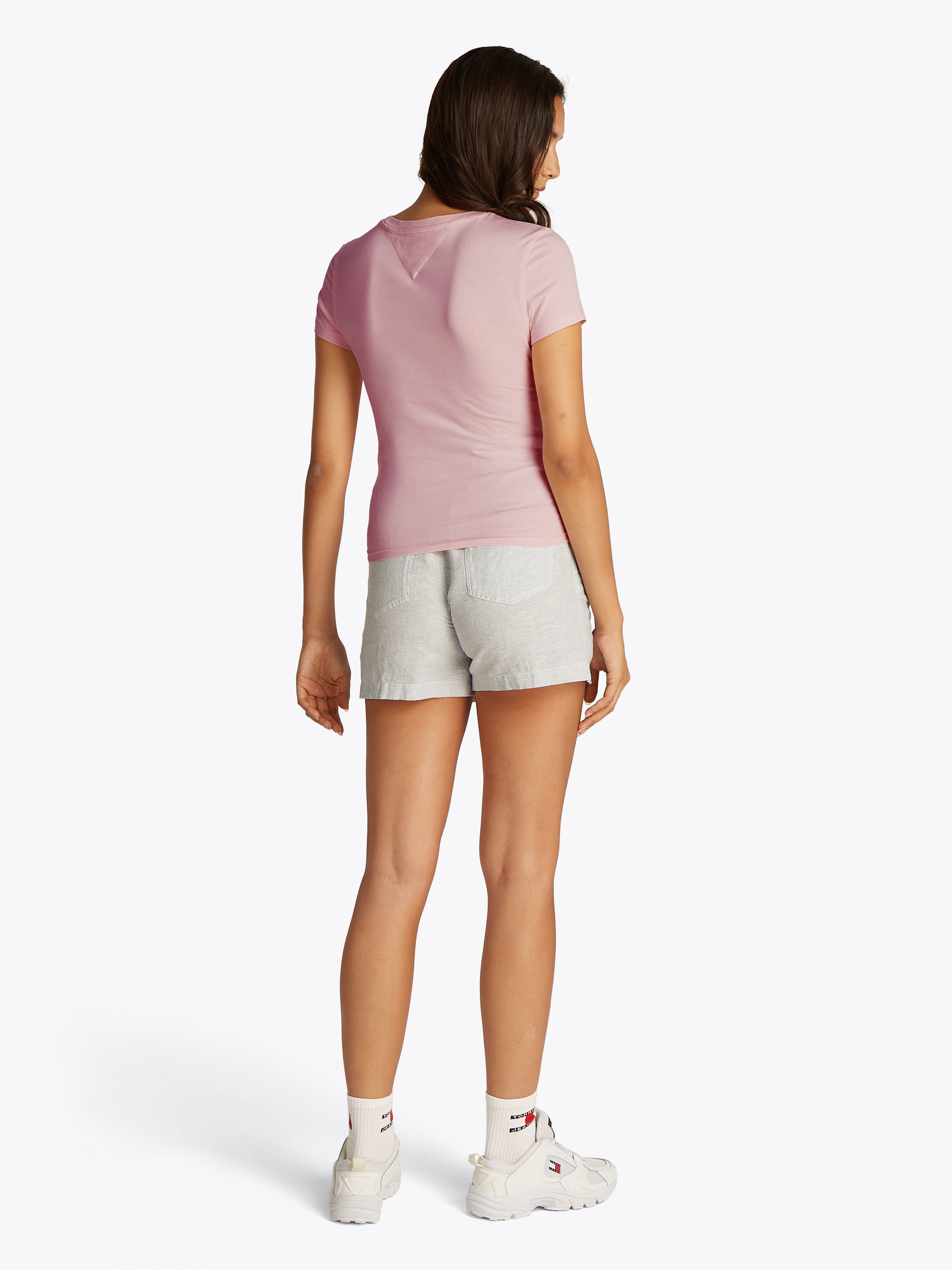 Tommy Jeans T-Shirt »TJW SLIM C-NECK TEE«, mit Logo-Stickerei