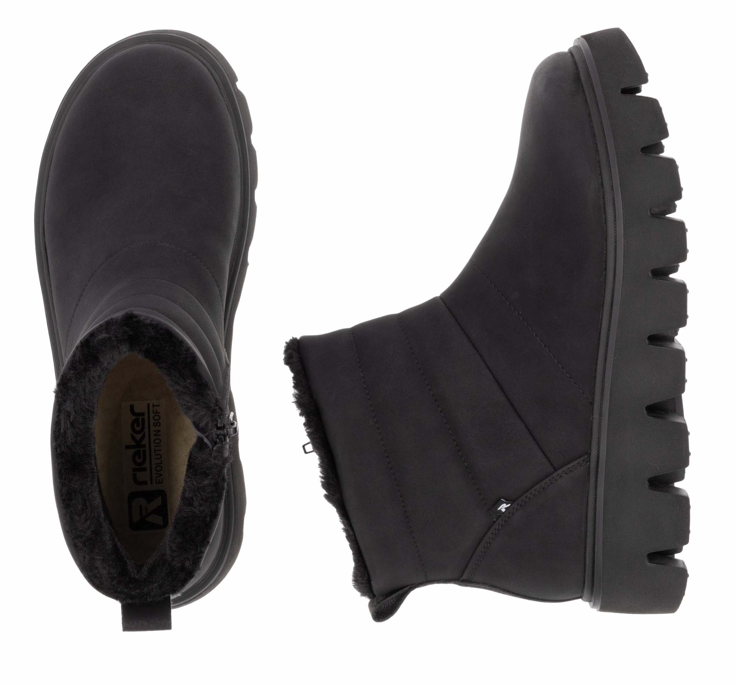 Rieker EVOLUTION Winterboots, Schlupfboots, Stiefelette mit herausnehmbarer Soft-Einlage