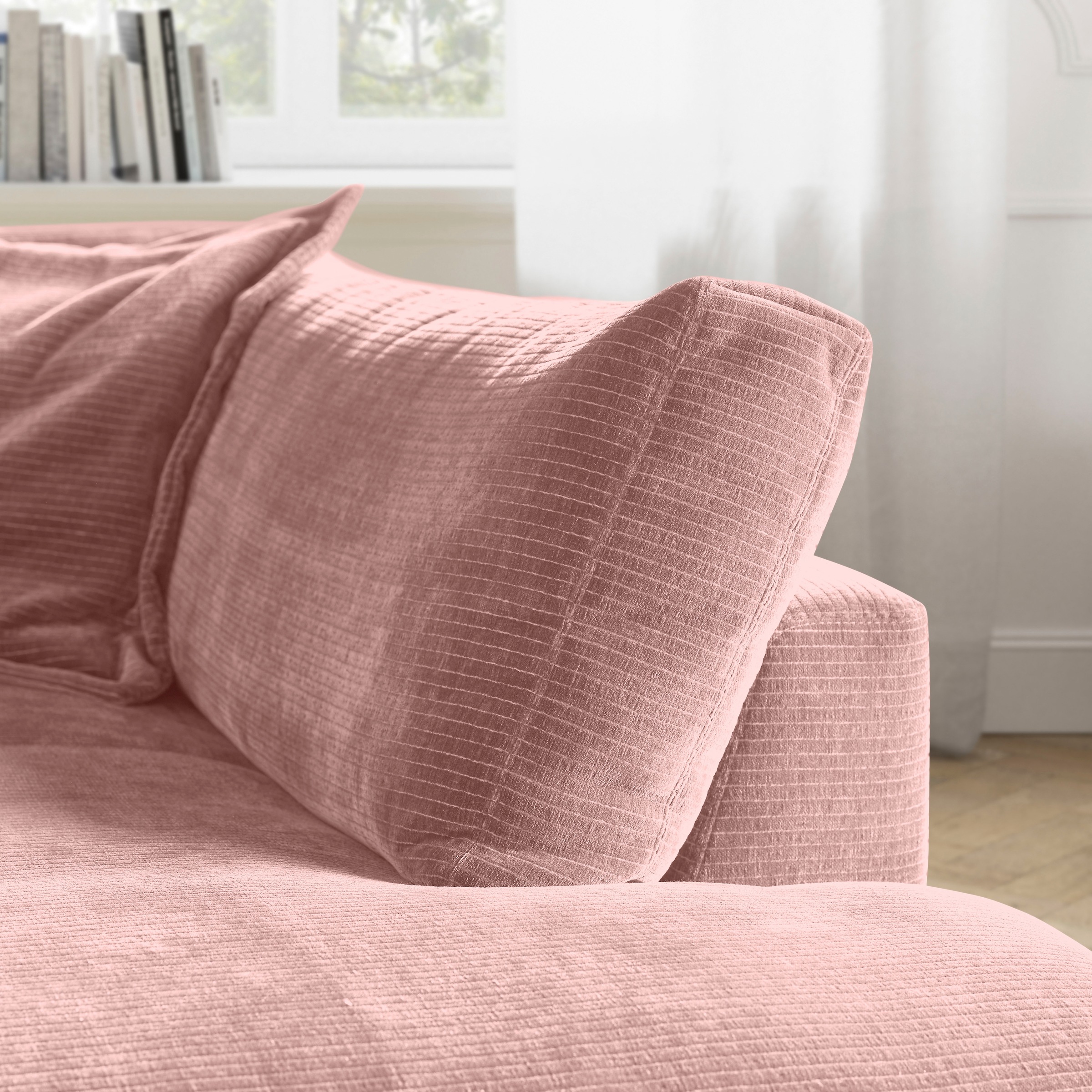 Musterring Ecksofa »Lucia«, mit großem Longchair, verschiedene Farben, B304 x T224 cm