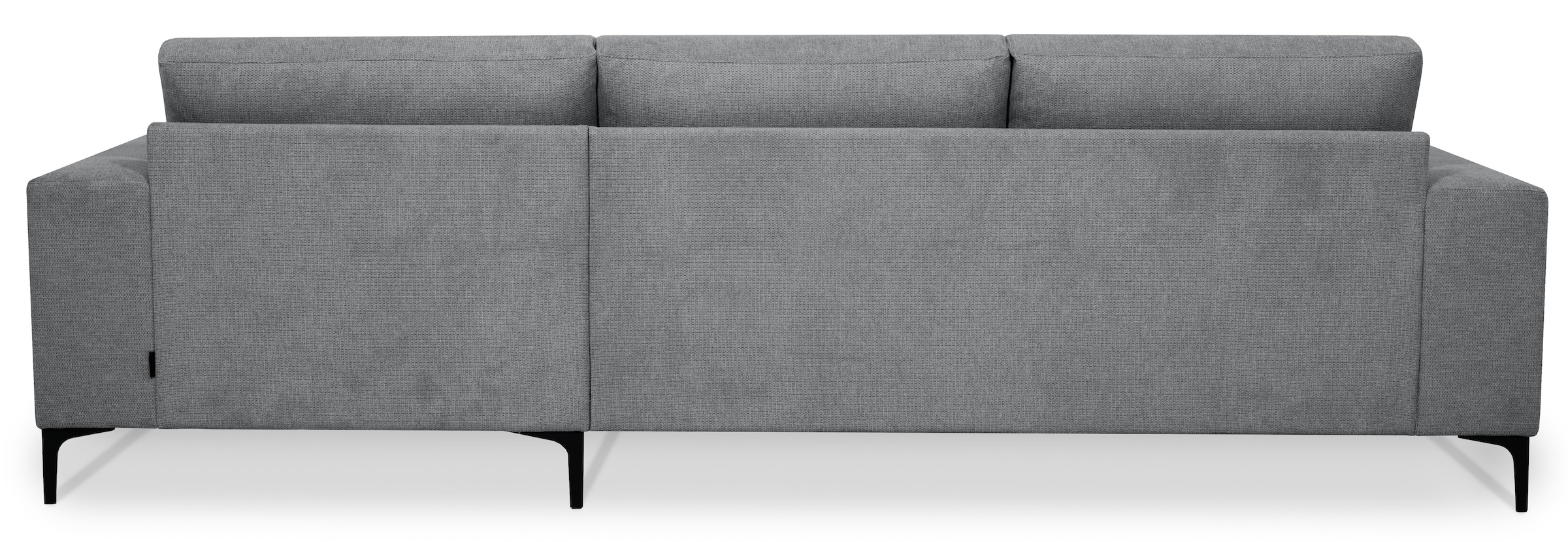 Places of Style Ecksofa »Xander, L-Form,«, Breite 280 cm, Soft-Touch Chenille, schwarze Metallfüßen