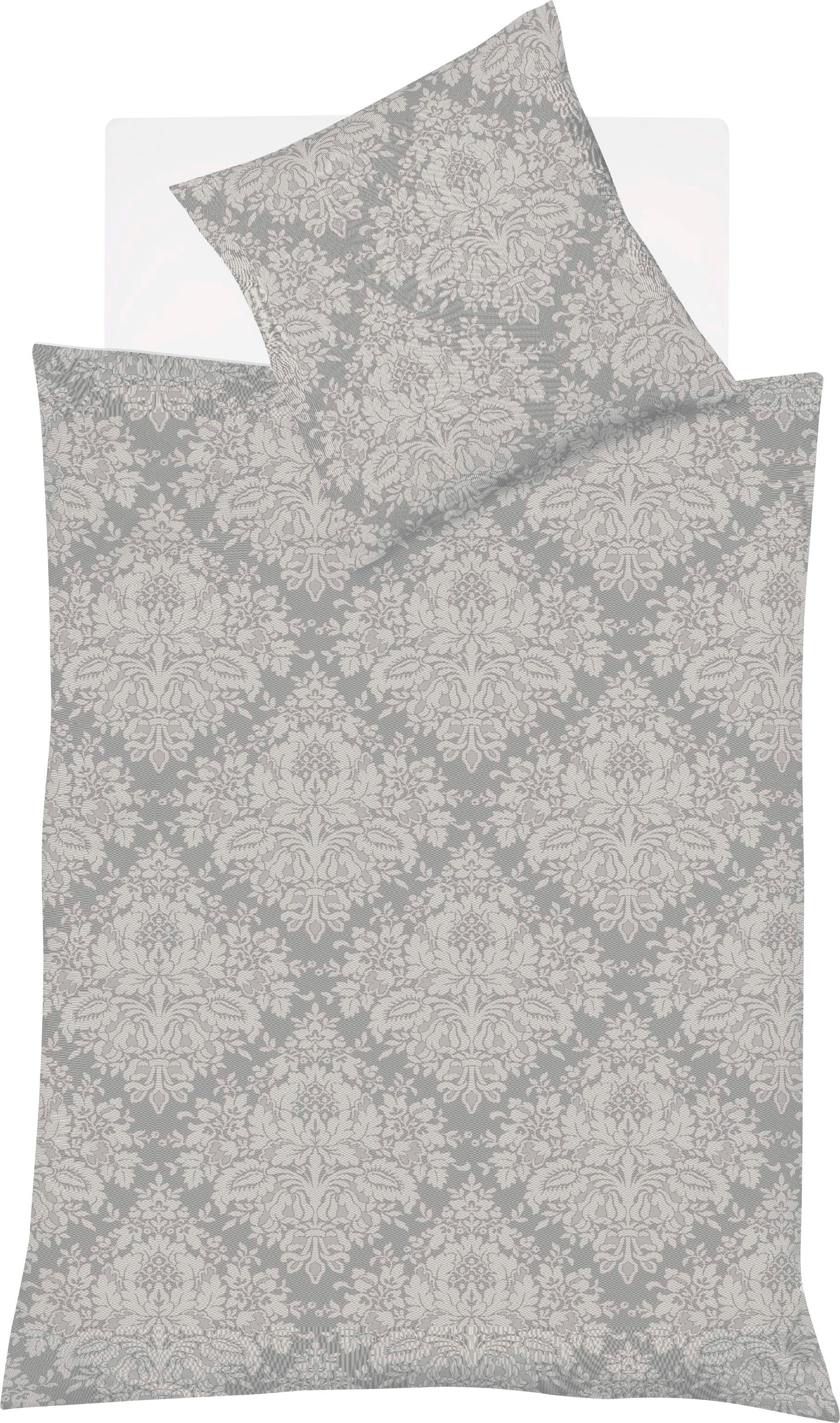 fleuresse Bettwäsche »Lech 3739«, Jacquard Flanell, Baumwolle, in Gr. 135x200, 155x220, 200x200cm