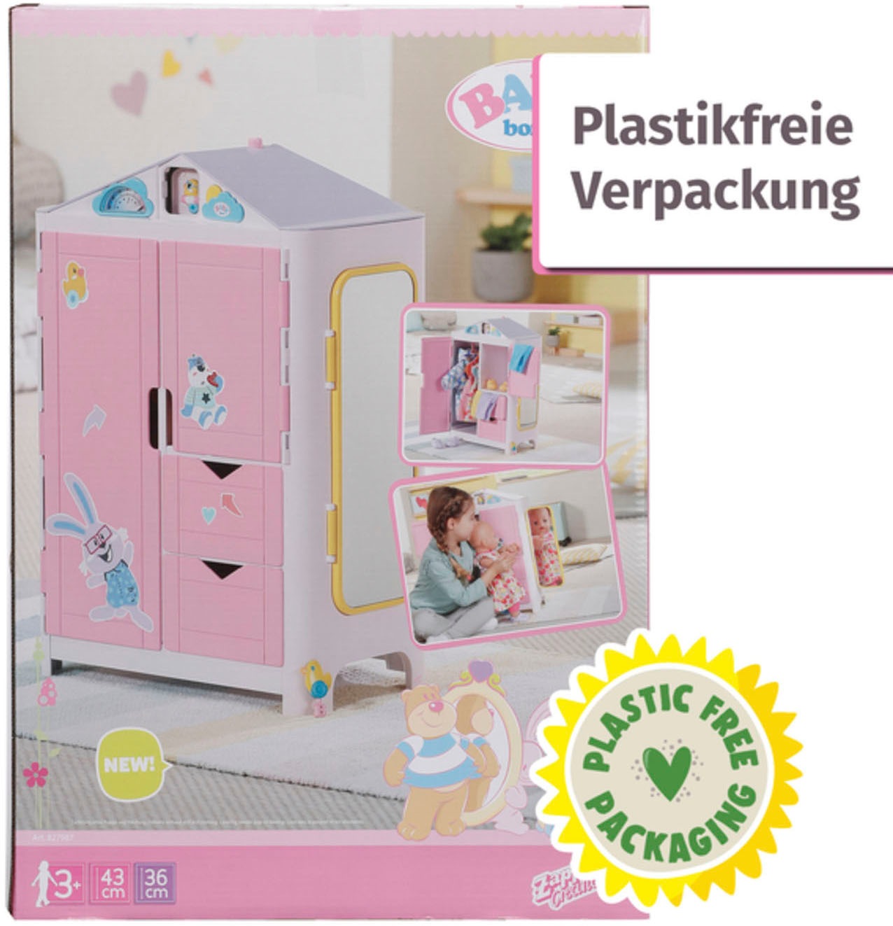 Baby Born Puppenkleiderschrank »mit Wetterente«, mit Soundeffekt