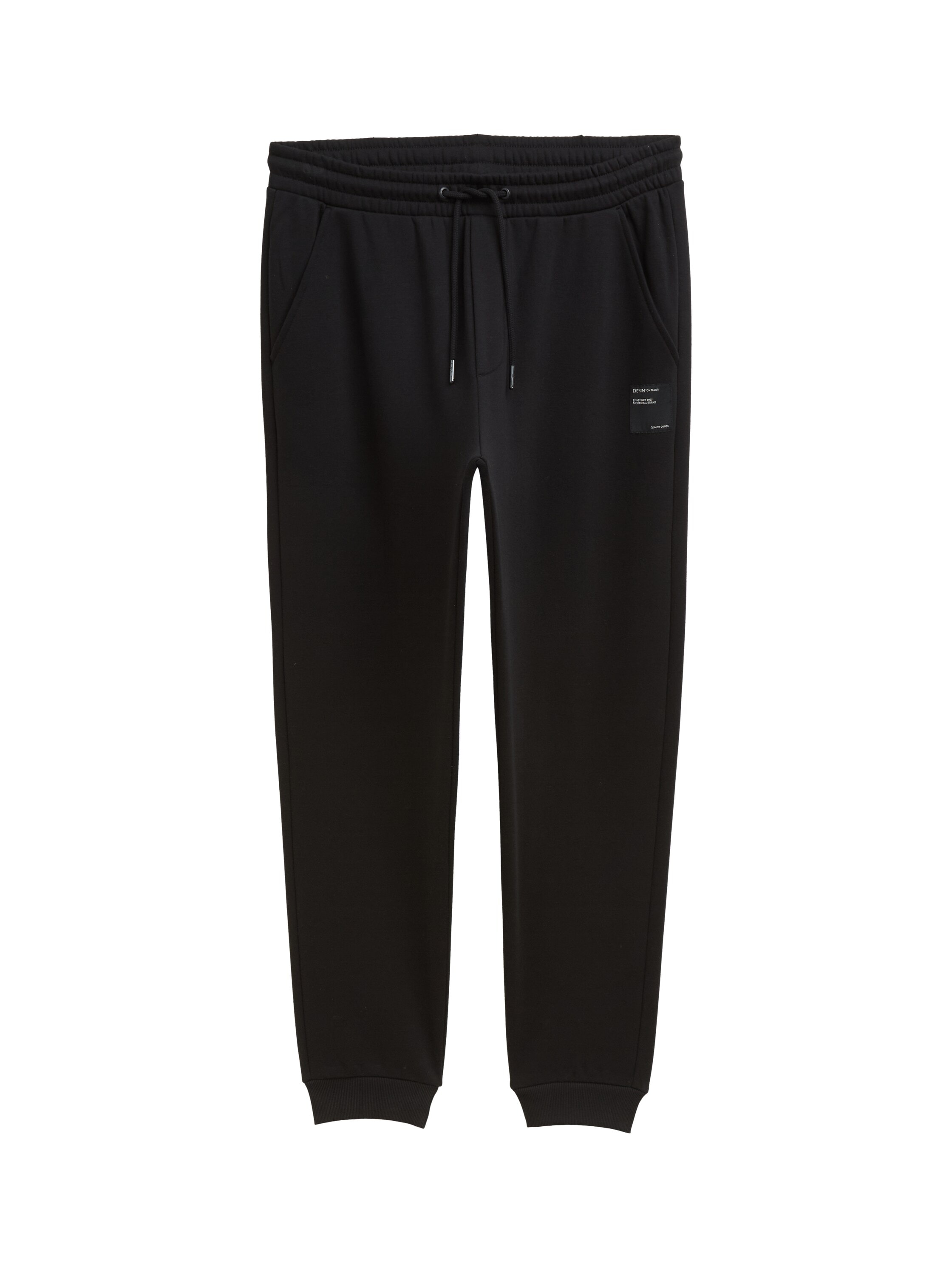 TOM TAILOR Denim Jogginghose, mit Logo Stickerei