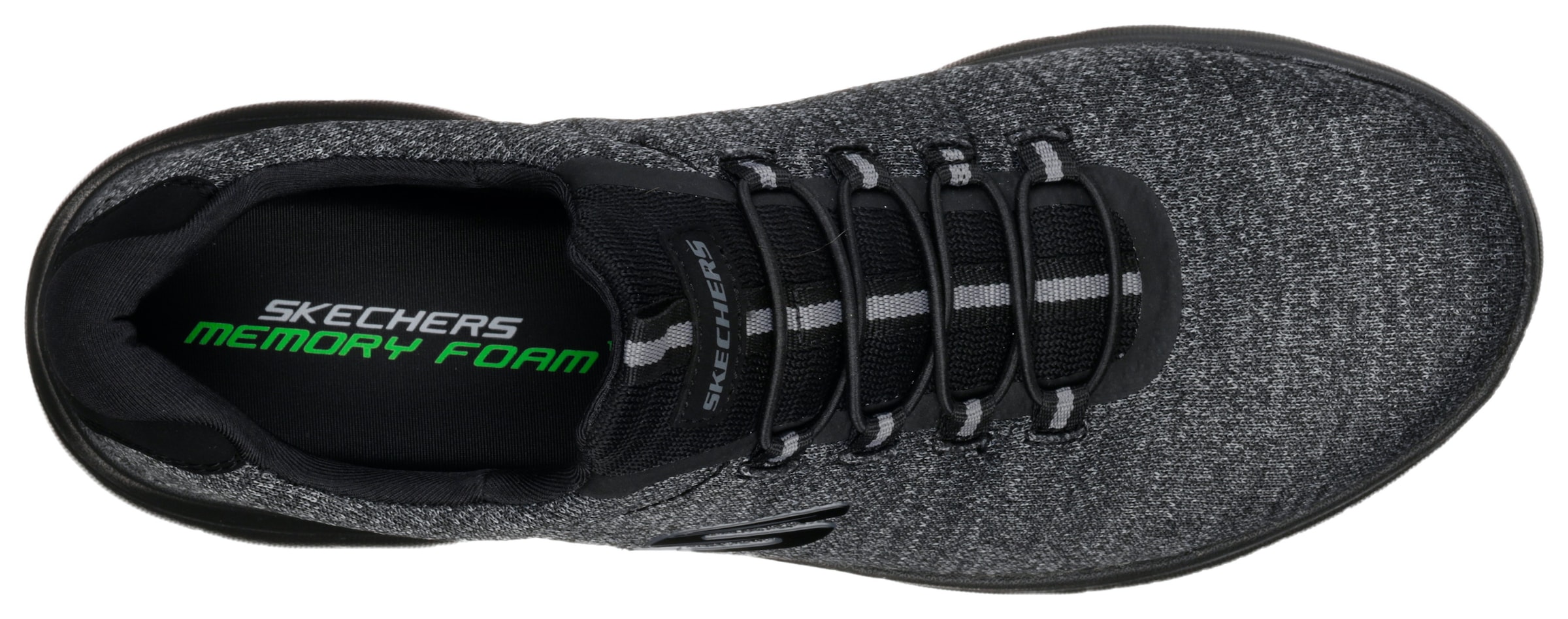 Skechers Slip-On Sneaker »SUMMITS«, Slipper, Freizeitschuh in komfortabler Schuhweite