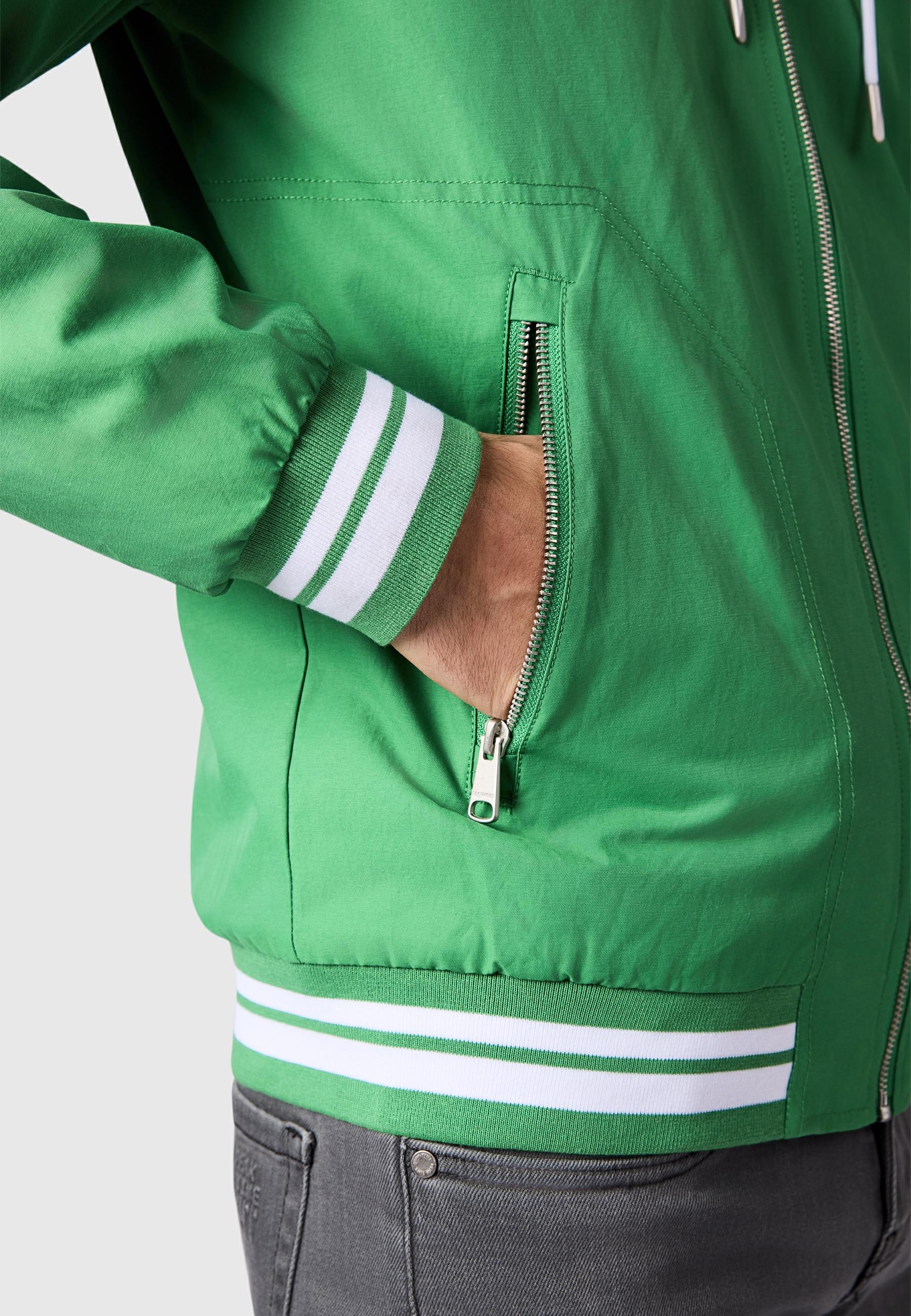 Ragwear Outdoorjacke »Kapuzenjacke Stewan YOUMODO« mit Kapuze leichte Herren Übergangsjacke mitelastischen Bündchen