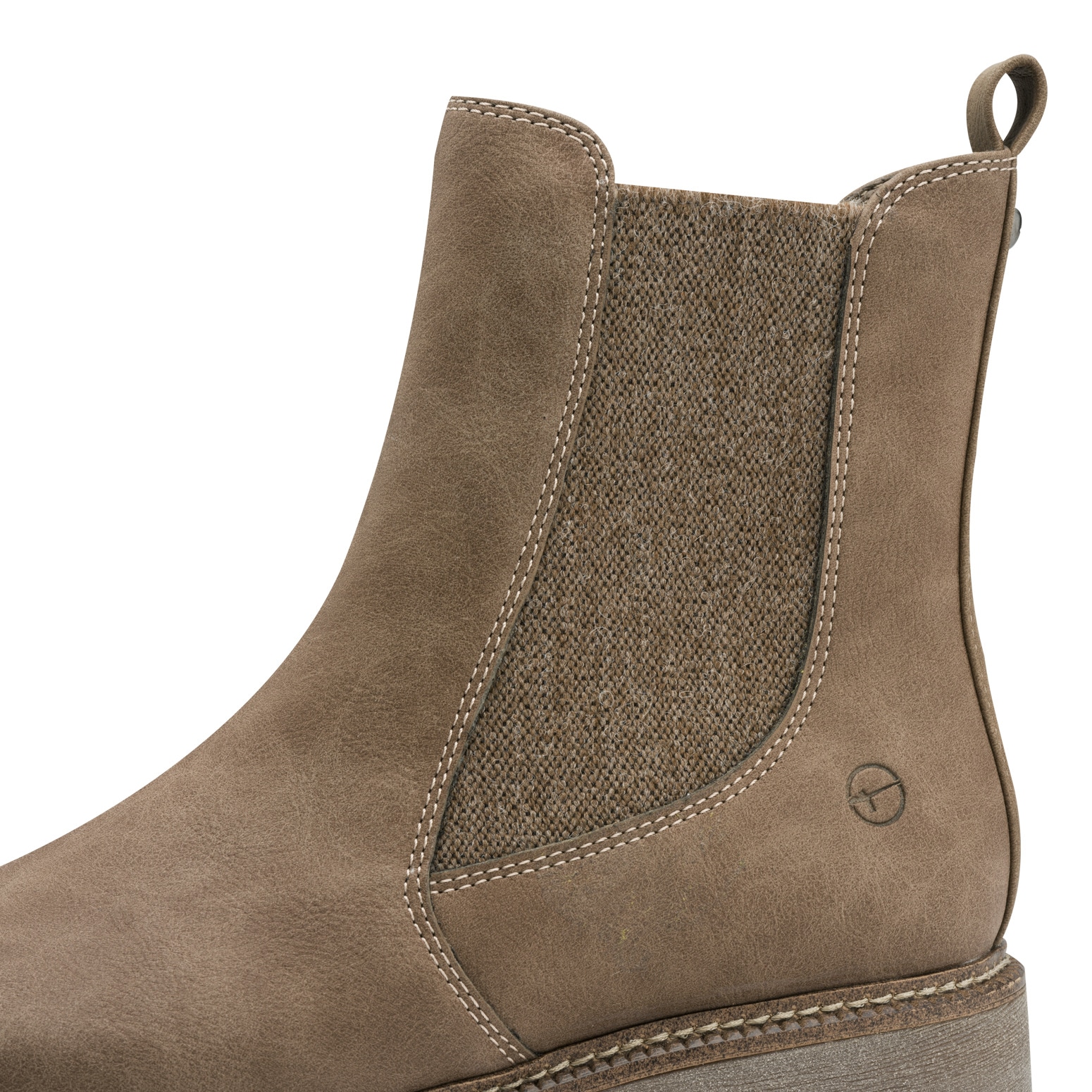 Tamaris Chelseaboots  , Businessschuh, Schlupfschuh, Stiefelette mit Stretcheinsätzen