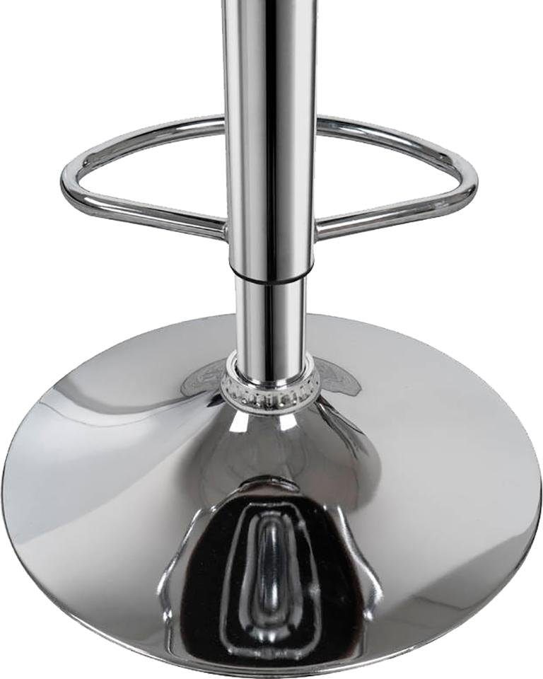 Kayoom Hochstuhl Barstuhl "Midnight 625" 2er-Set, in Leder-Optik,  höhenverstellbar, drehbar