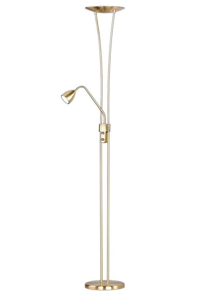 TRIO Leuchten, LED Deckenfluter LED-Modul, messingfarben, 2, messingfarben