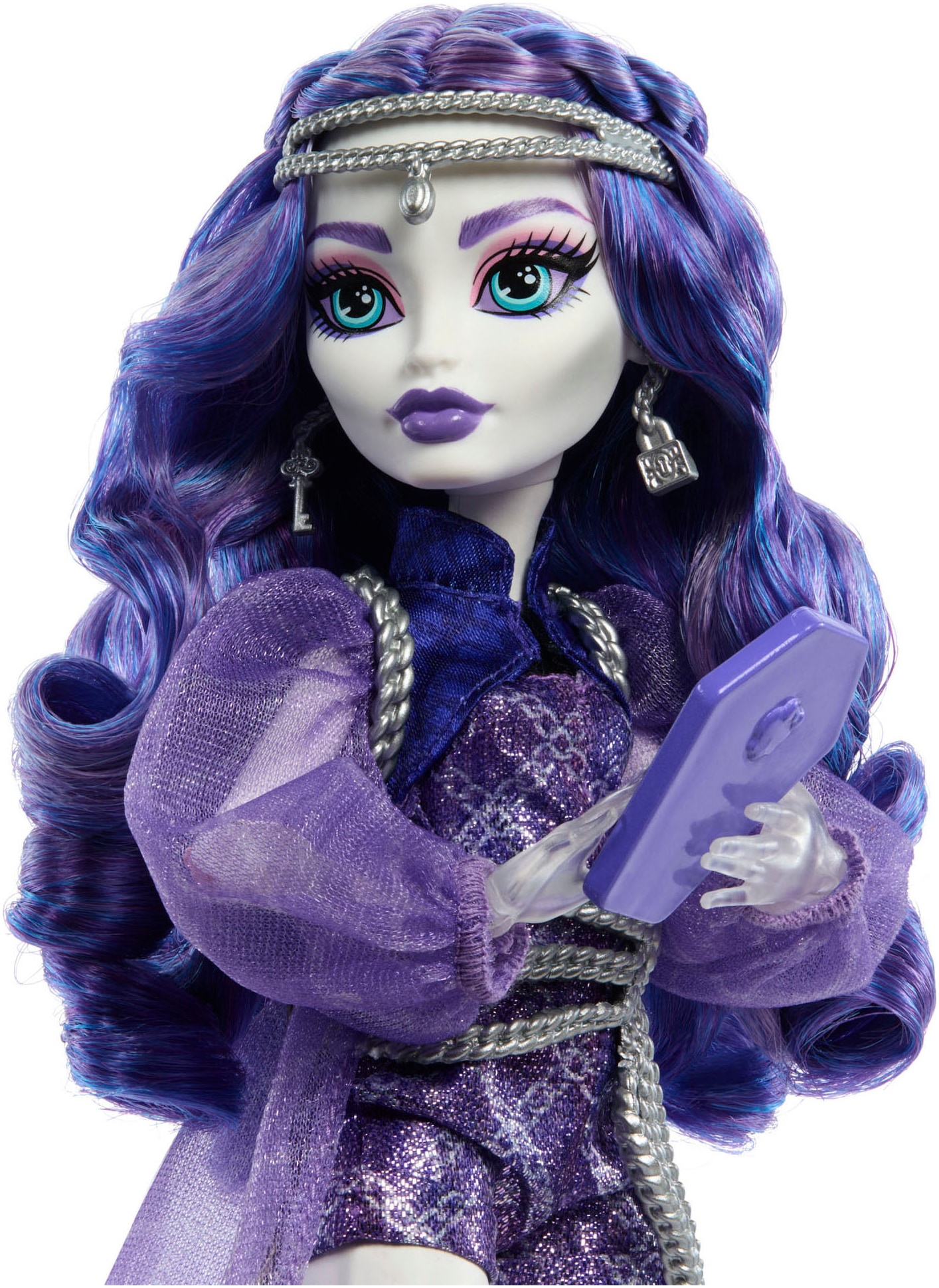 MonsterHigh™ Anziehpuppe »Spectra Vondergeist mit Frettchen«