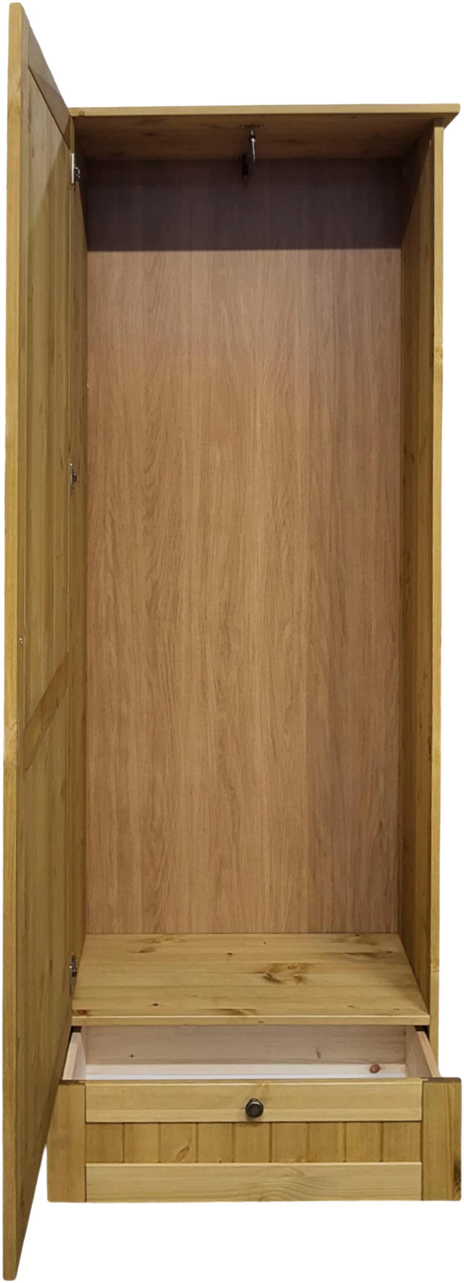 OTTO home Garderobenschrank »Juventus« 1 Stk. tlg. aus massiver Kiefer, Breite  67cm, mit Kleiderstange
