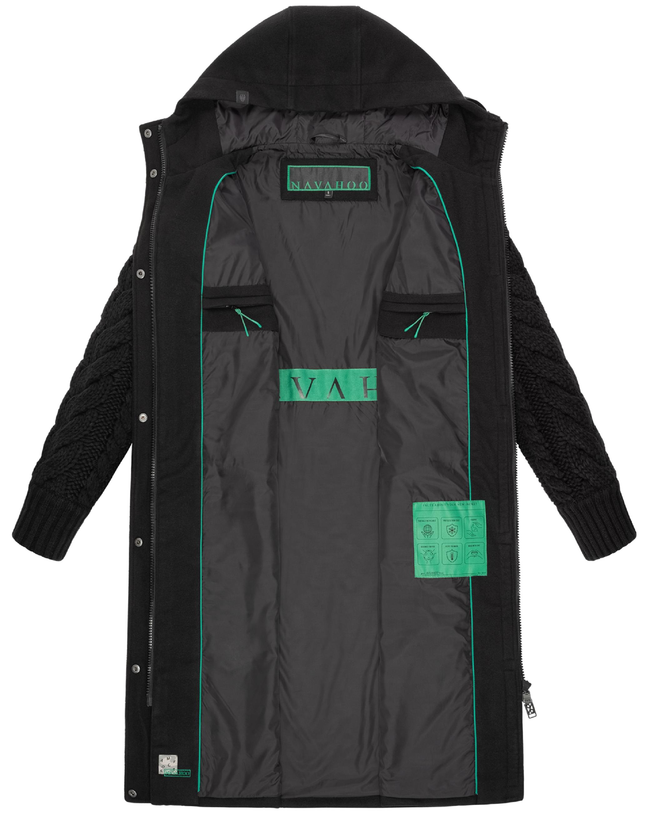Navahoo Kurzmantel »Wintermantel Knit Babe 14«