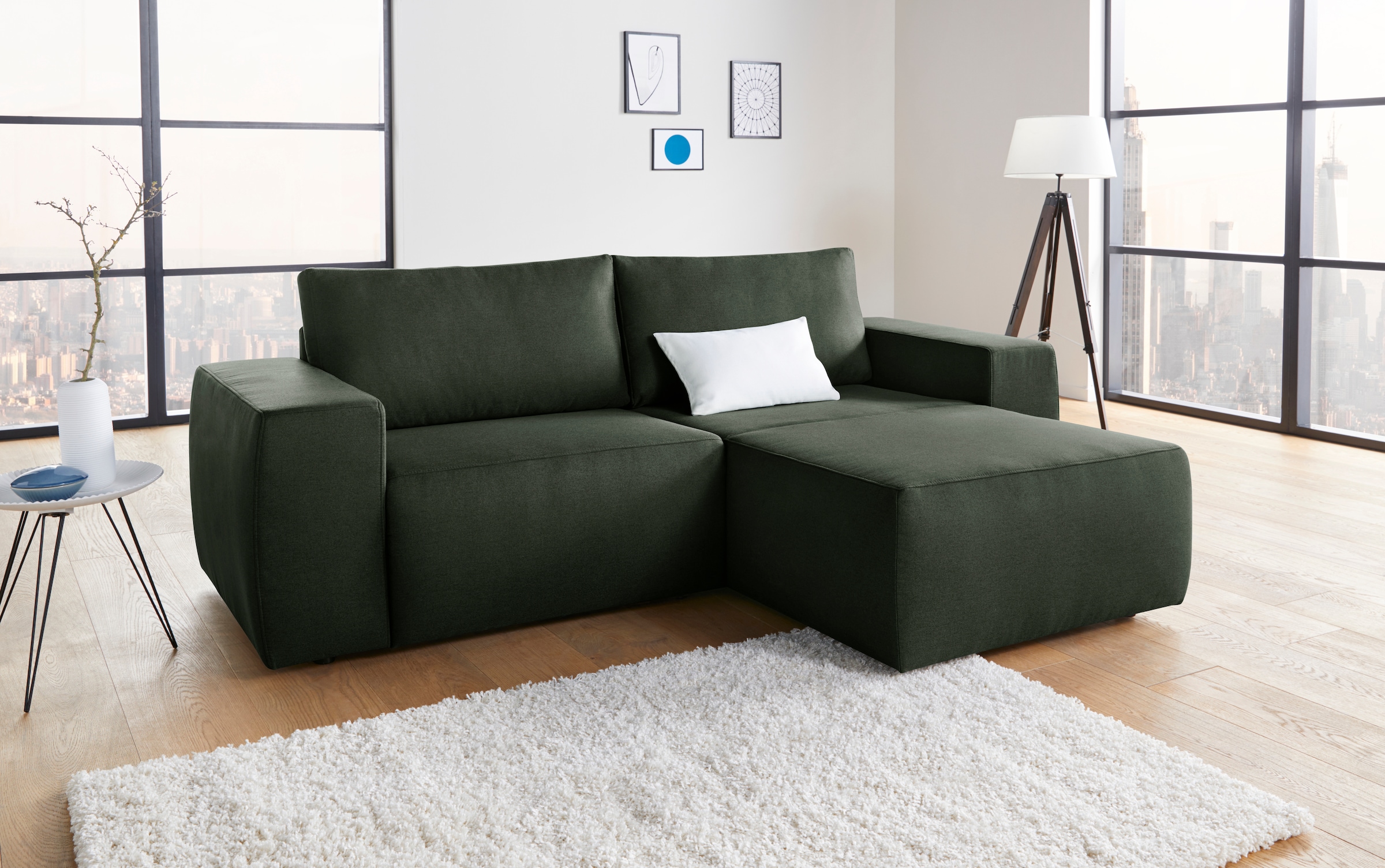 Ecksofa »LooksII L-Form«, geradlinig und komfortabel