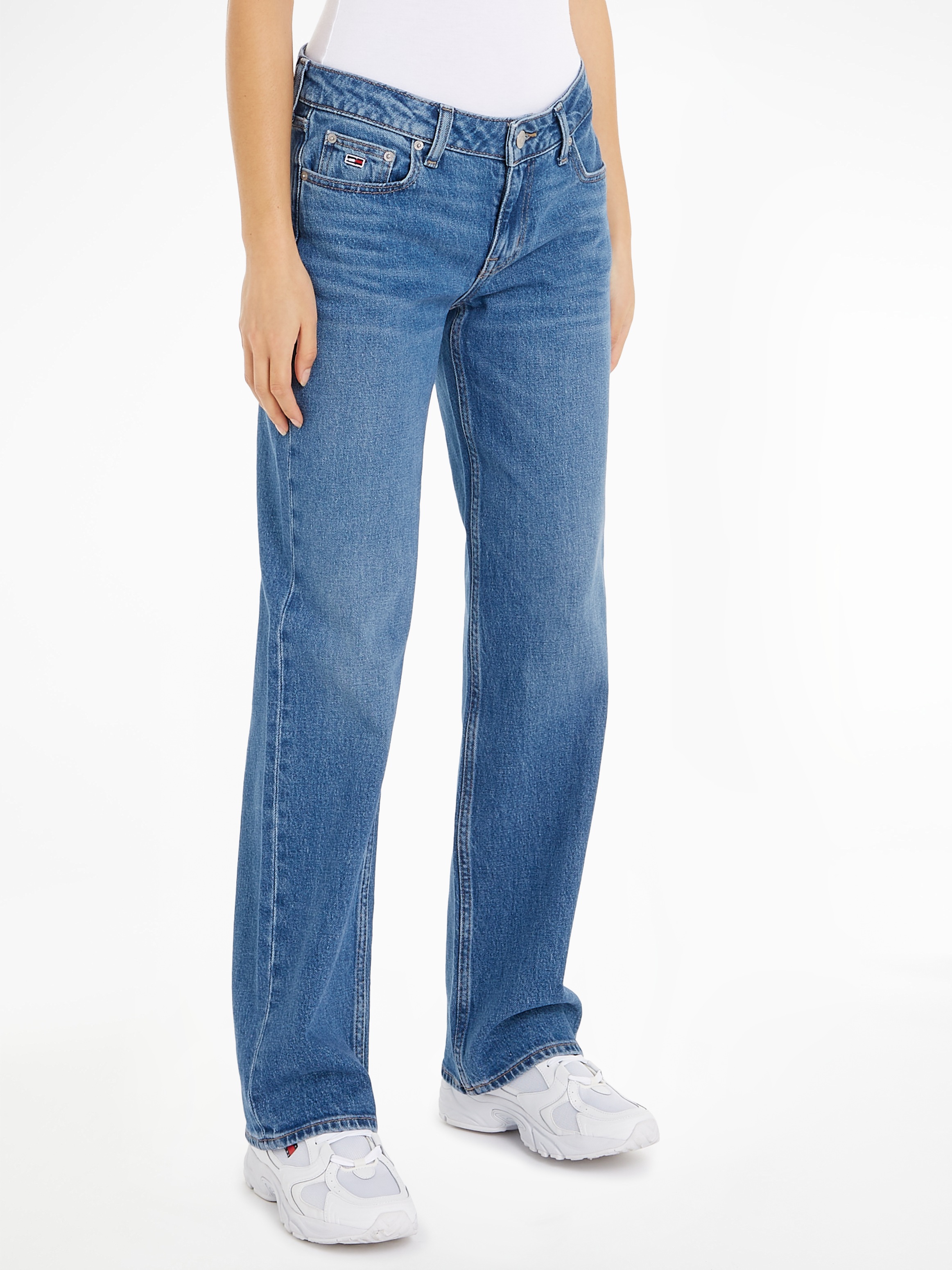 Tommy Jeans Straight-Jeans »SOPHIE LW STR CH0152«, mit Nieten