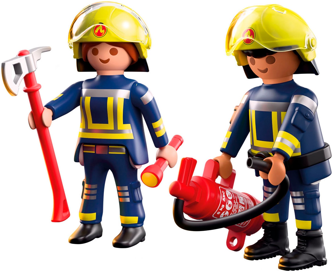 Playmobil® Konstruktions-Spielset »Feuerwehr (71885), Duo Pack« Made in Europe
