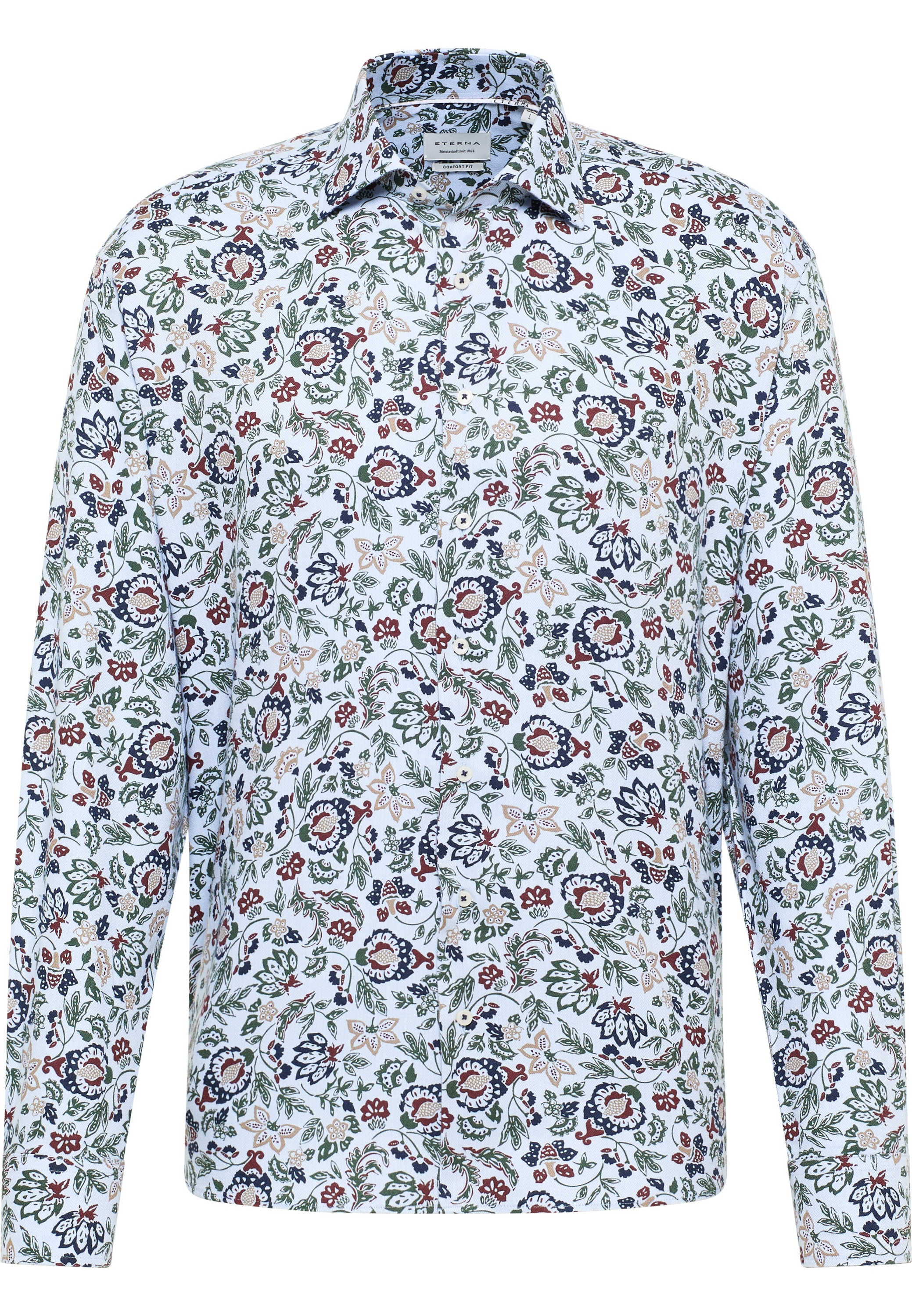 Eterna Langarmhemd »COMFORT FIT« EASY IRON (bügelleicht)