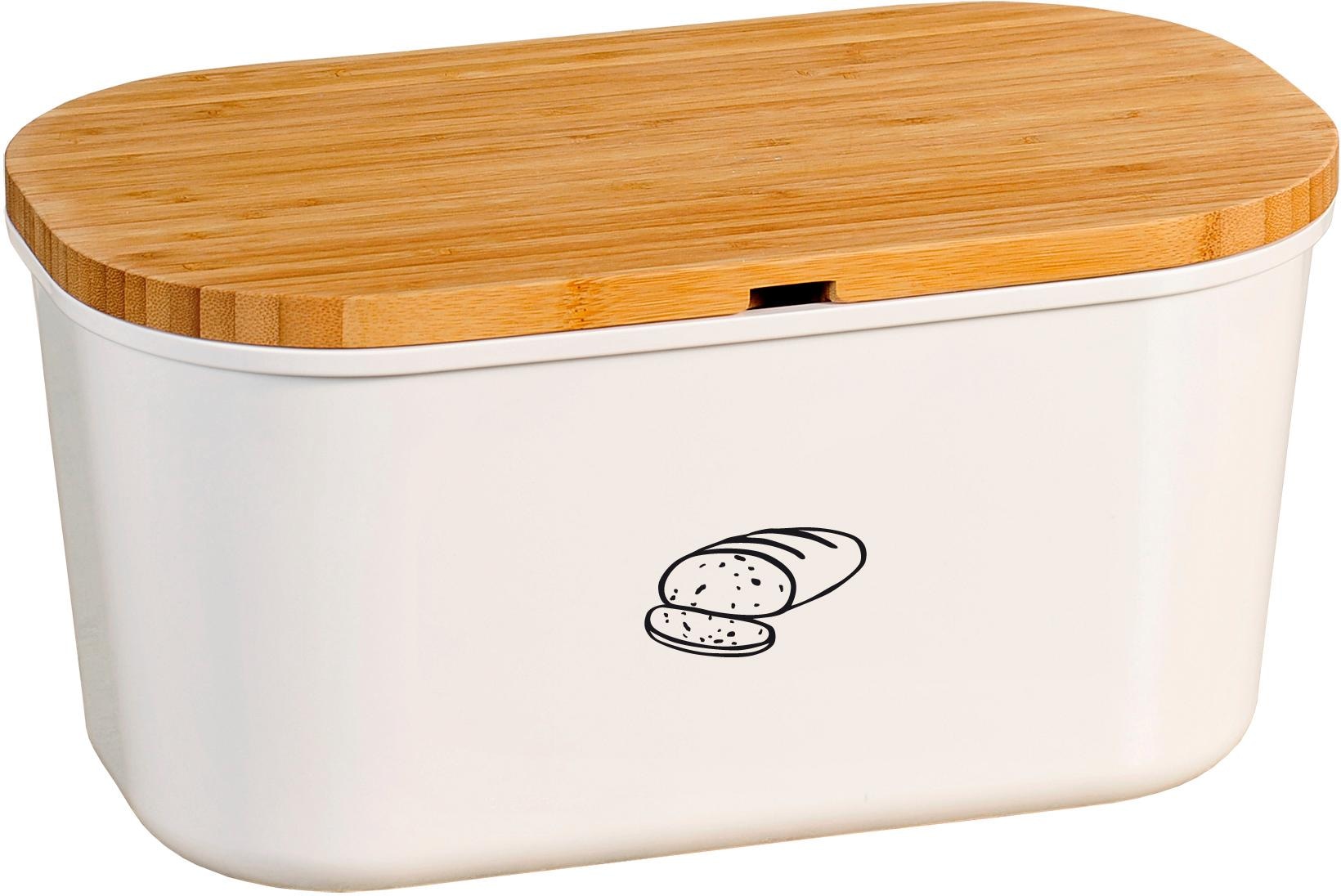 KESPER Brotkasten "Brotbox" Deckel als Schneidebrett verwendbar