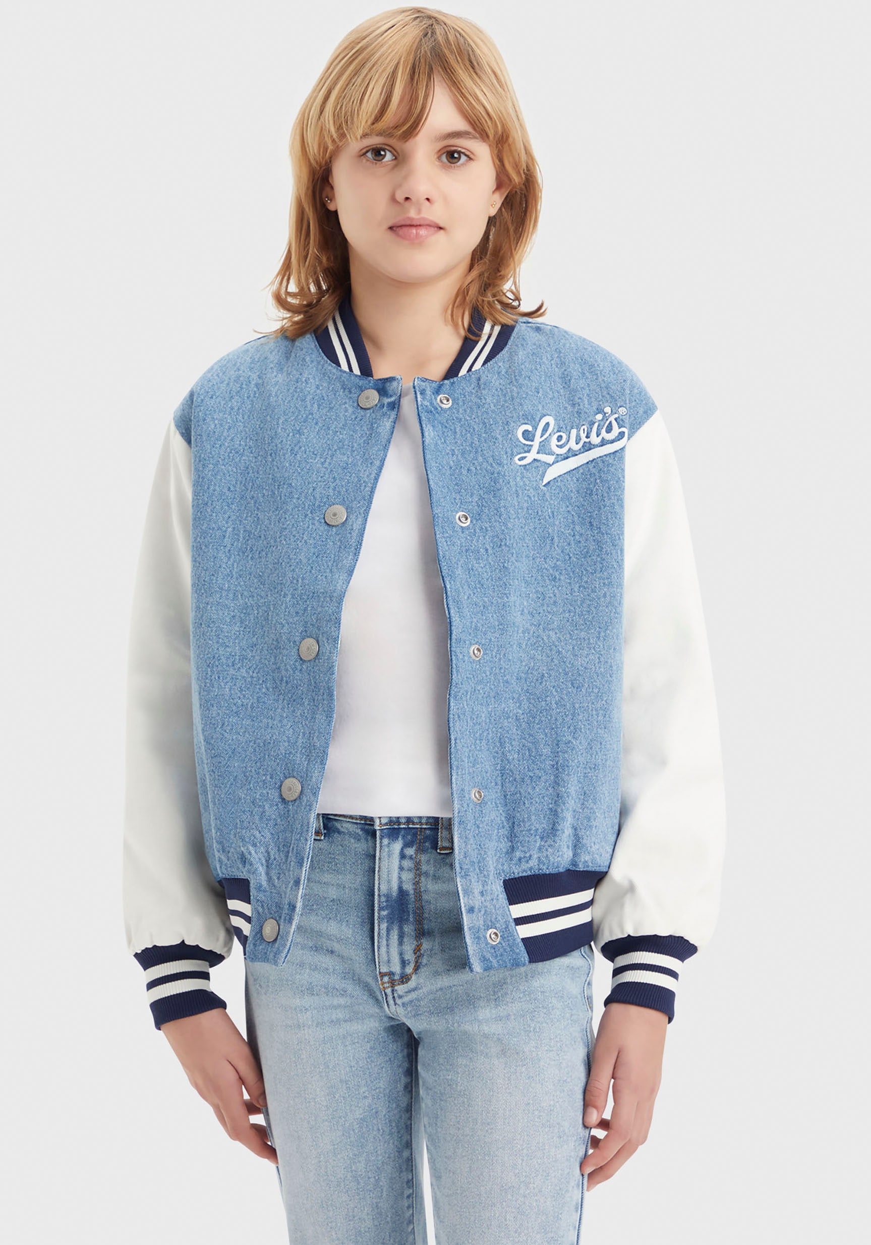 Bomberjacke »LVG DENIM BOMBER JACKET«, for GIRLS