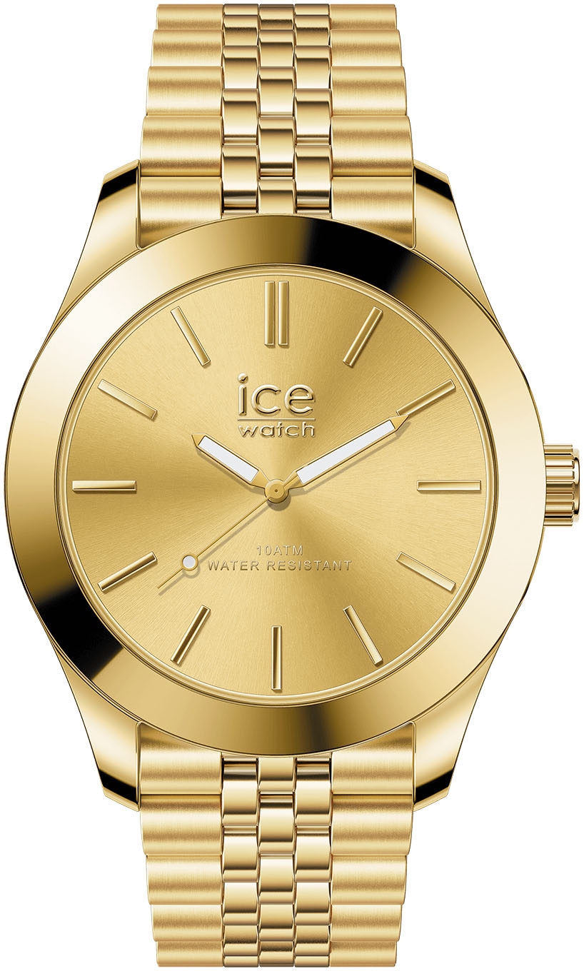 ice-watch Quarzuhr »ICE steel - Small - 3H« Armbanduhr, Damenuhr, Edelstahlarmband, Wasserdicht bis 10 bar, analog