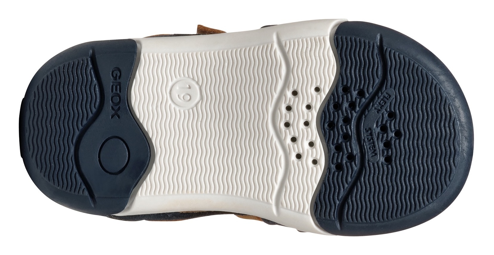 Geox Lauflernschuh »B SANDAL ZAPITO BOY«, Babyschuh, Sandale, Trekking Schuh mit Klettverschluss