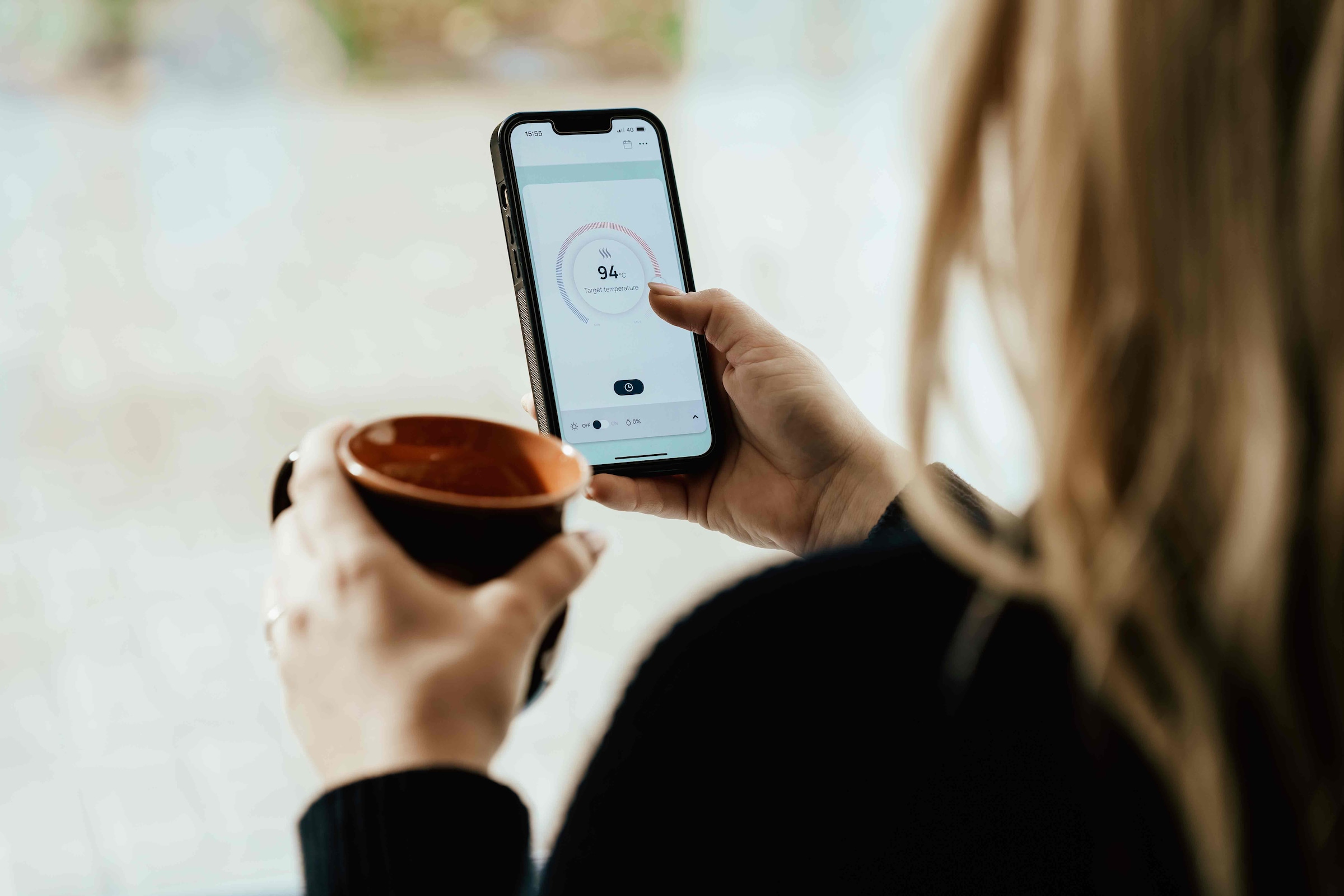 Karibu Saunaofen »für Außensteuerung 9 kW SET mit WiFi-Steuerung« mit WLAN-fähigem Steuergerät