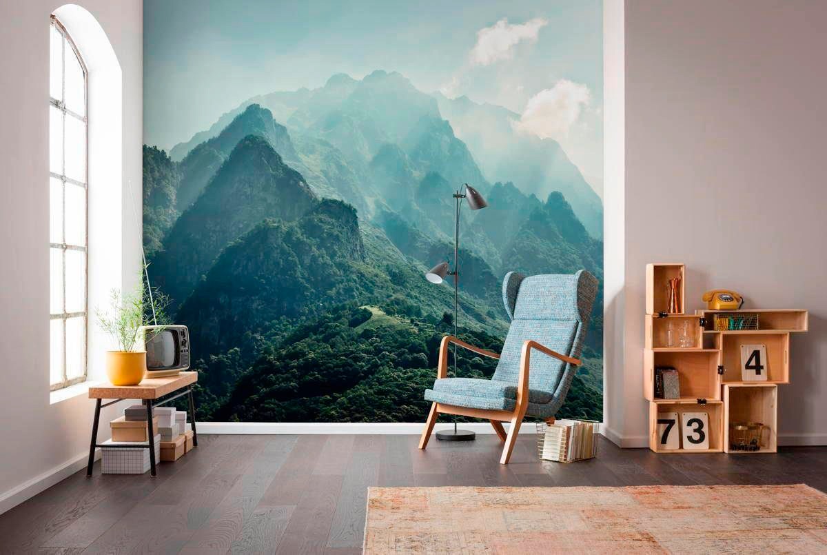 Komar Vliestapete »Digitaldruck Vlies - The Summit - Größe 300 x 200 cm«, bedruckt, Wohnzimmer, Schlafzimmer