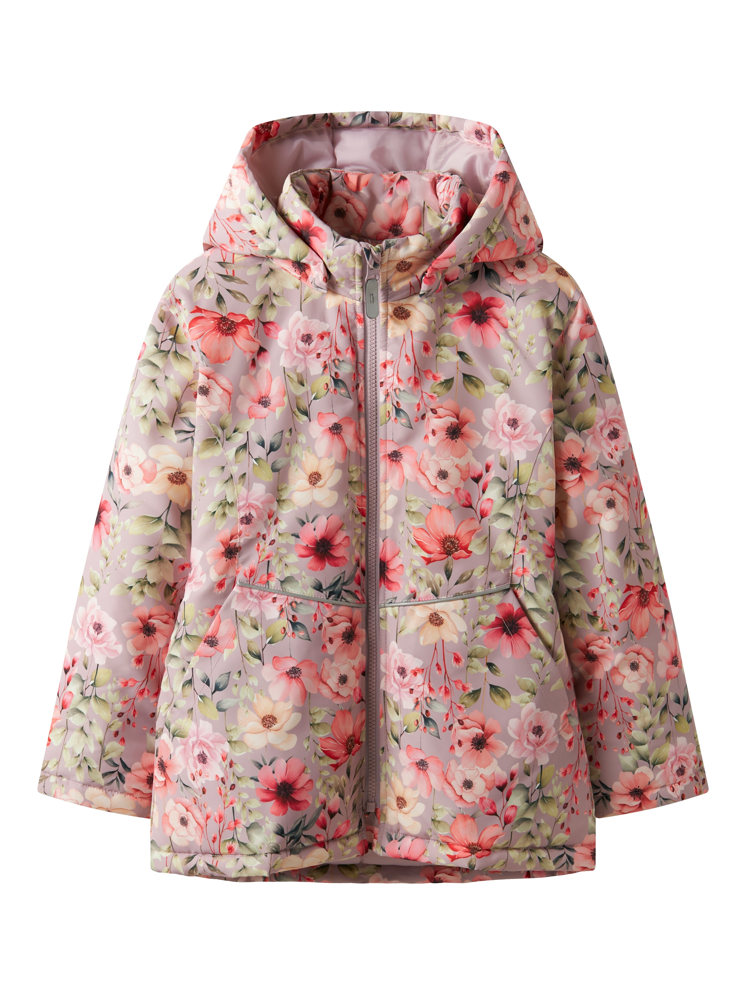 Name It Outdoorjacke »NKFMAXI PA JACKET AOP NOOS«, mit Kapuze