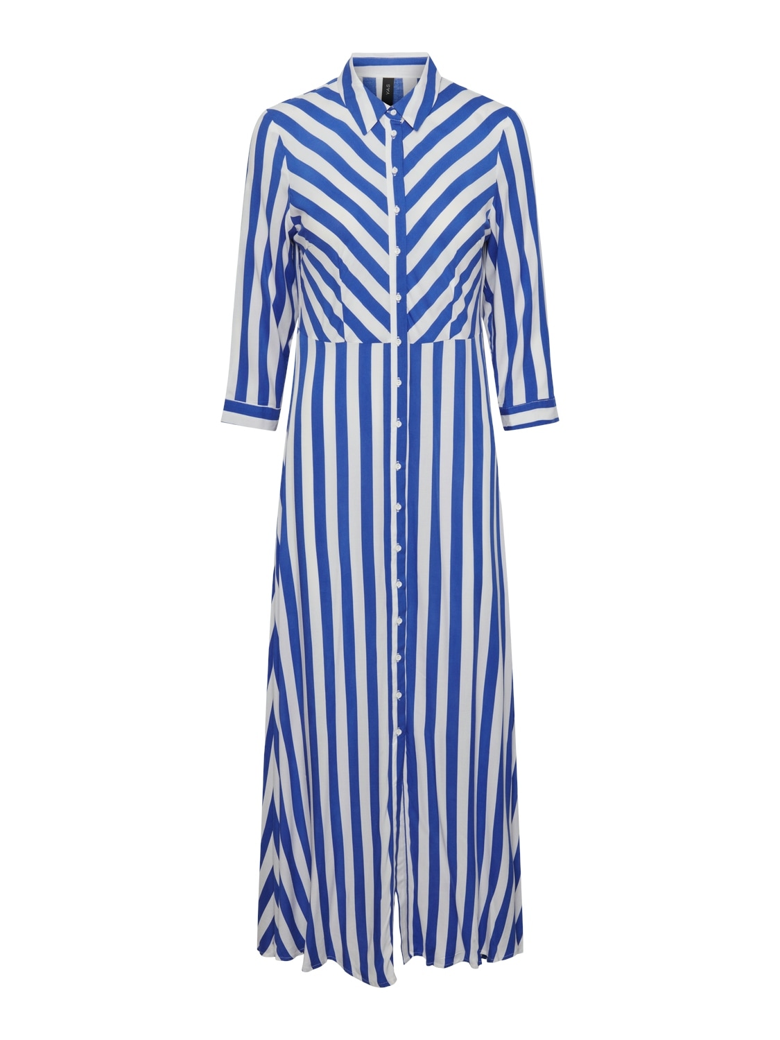 Y.A.S Hemdblusenkleid »YASSAVANNA LONG SHIRT DRESS«, Sommerkleid, mit 3/4 Ärmel