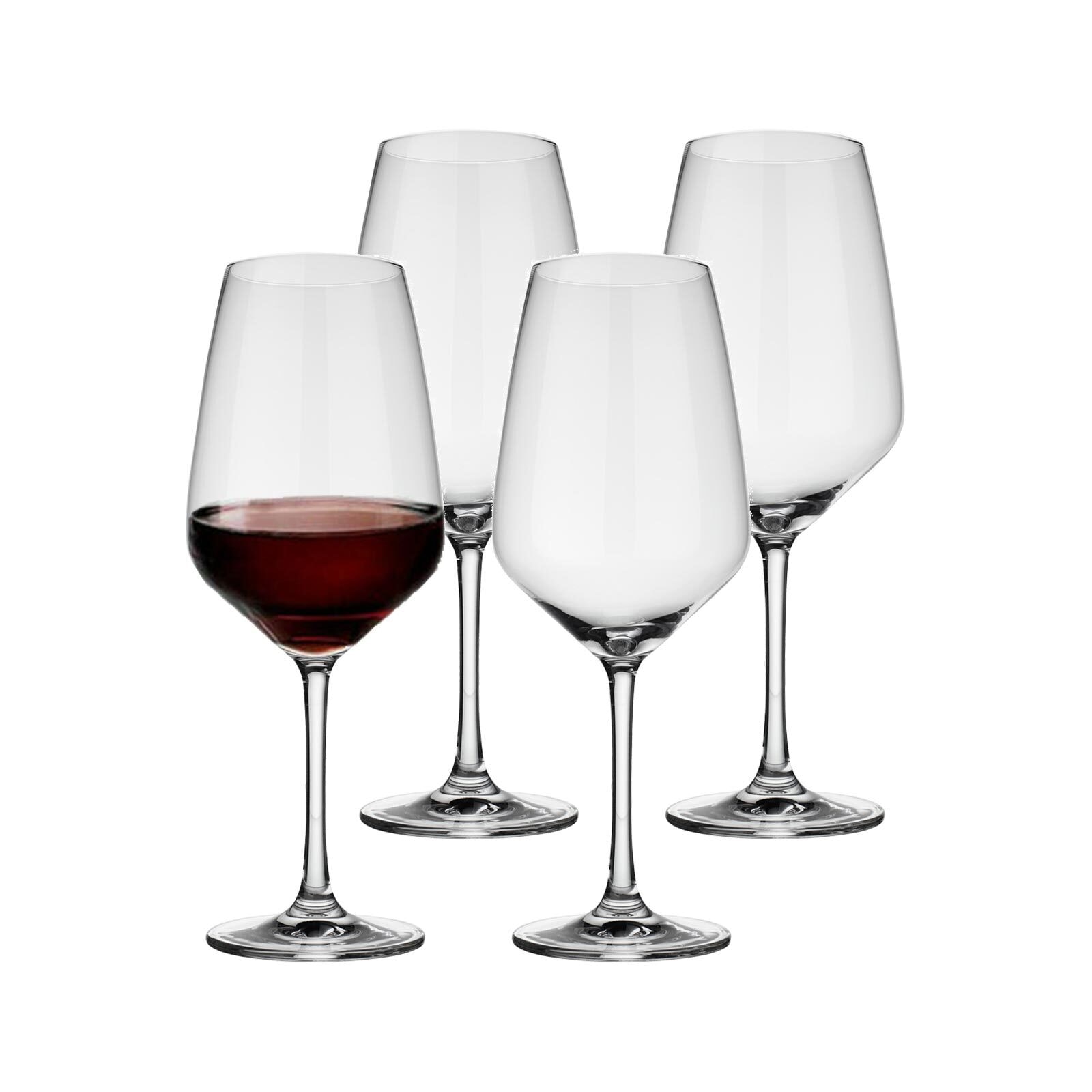 Villeroy & Boch Rotweinglas "Rotweingläser Voice Basic 500 ml 4er Set transparent"