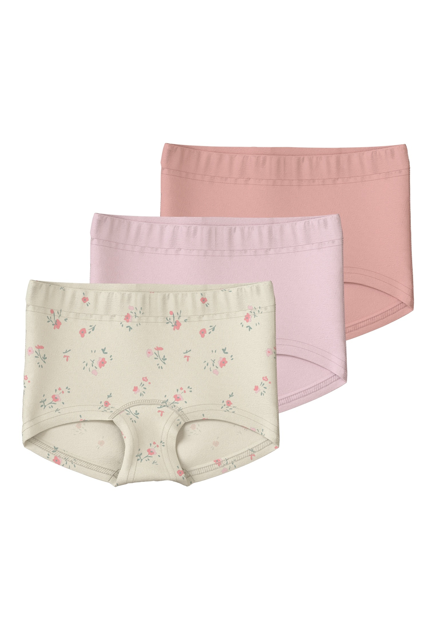 Name It Panty »NMFTIGHTS 3P FLOWER NOOS«, (Packung, 3 St.)