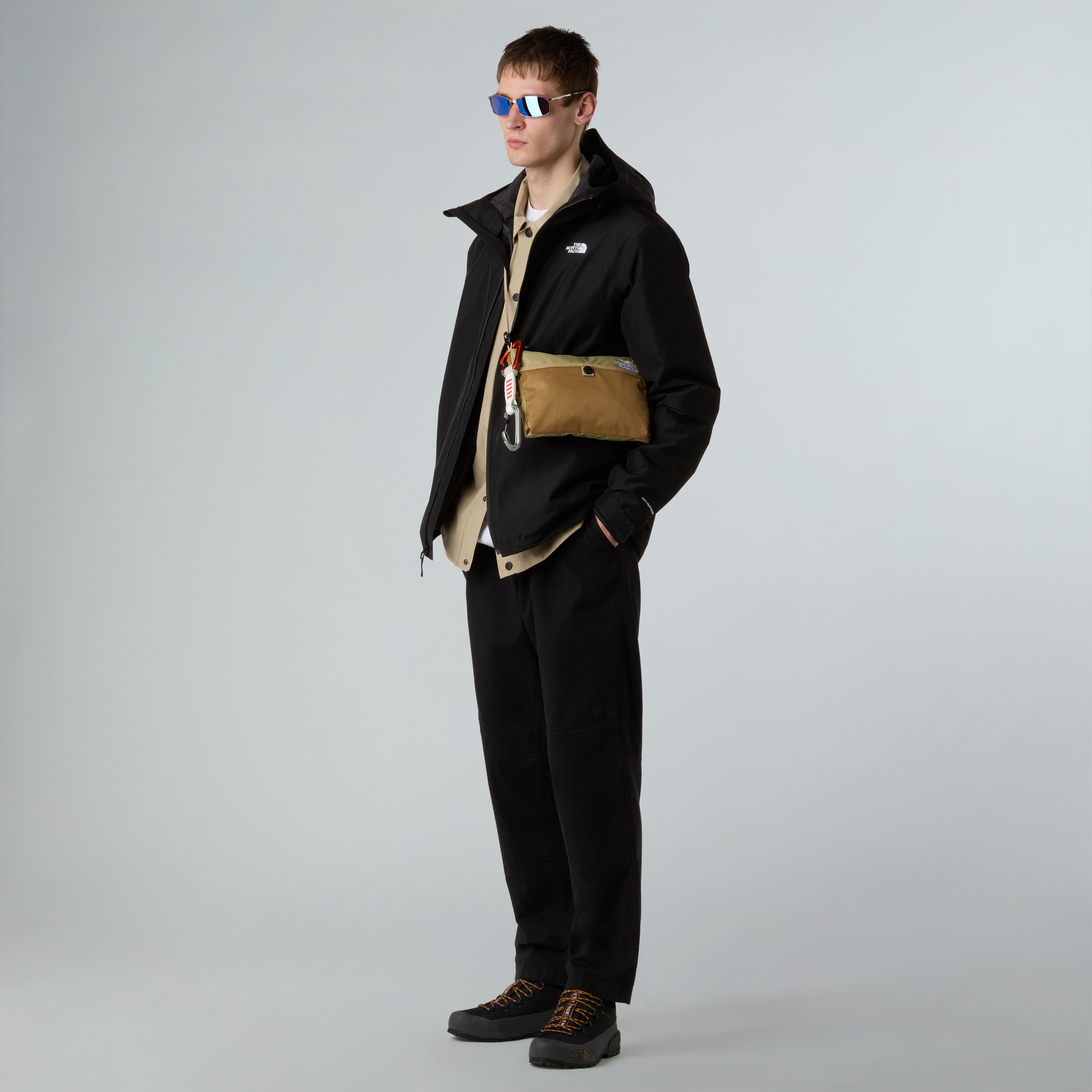 The North Face 3-in-1-Funktionsjacke »M CARTO MONO TRICLIMATE HOODED JACKET« 1 Stk. tlg. wasserdicht, atmungsaktiv, mit Heatseeker®-Isolierung